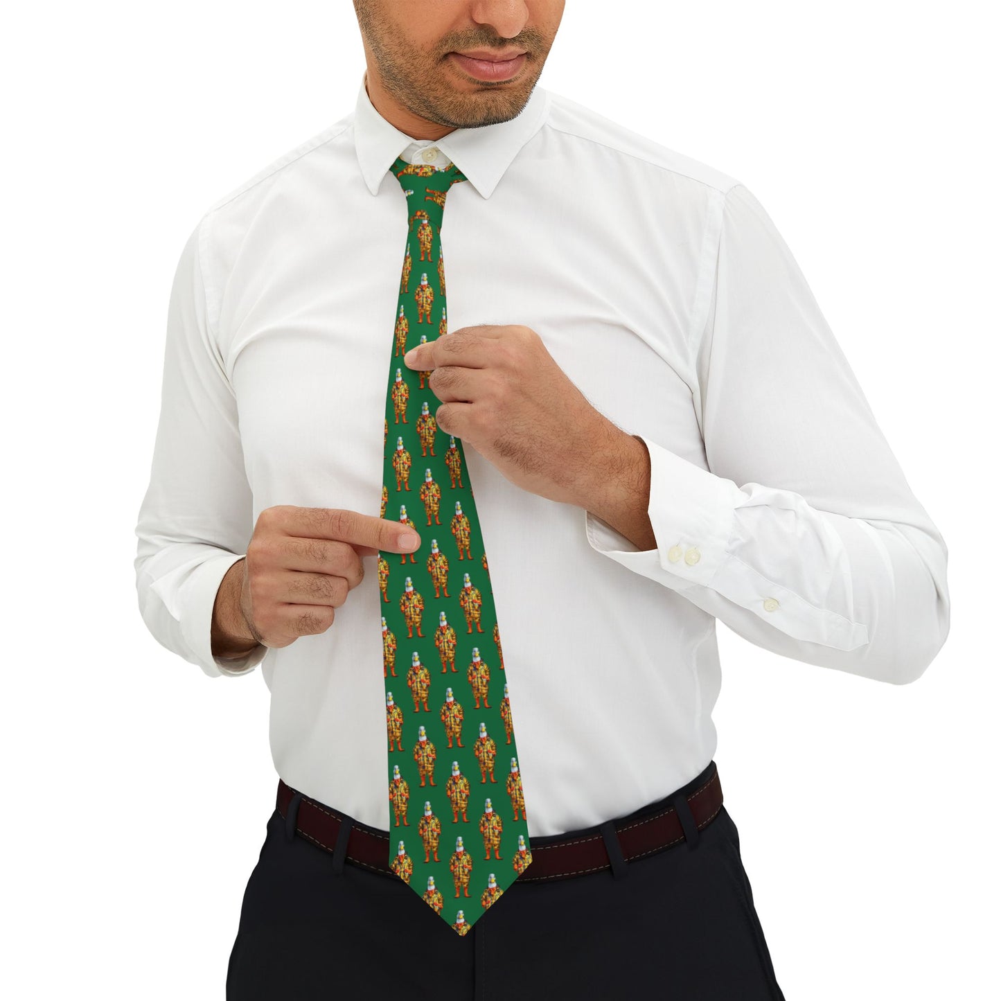 Corbata personalizada con diseño de pato, pato y ganso