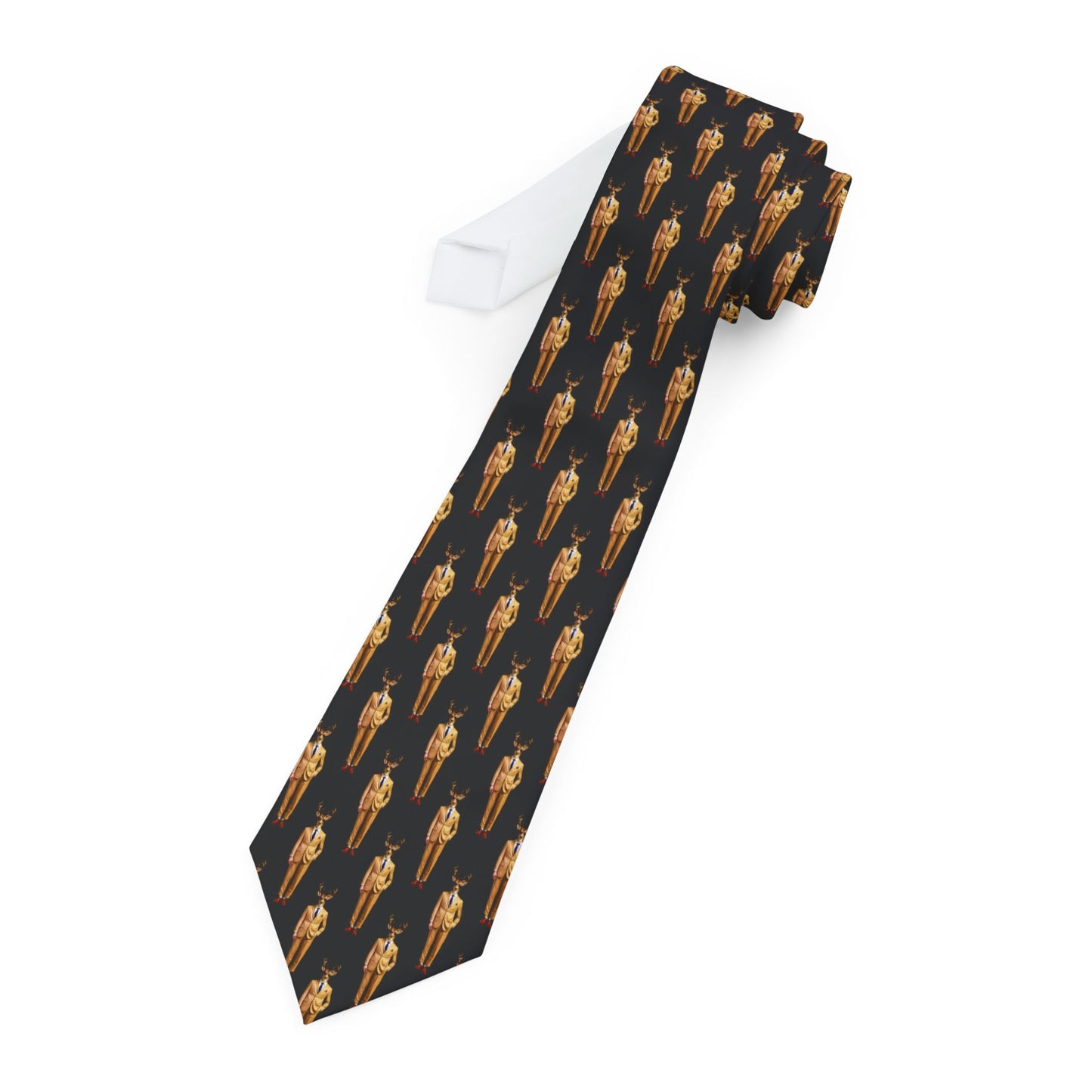 Corbata personalizada con diseño escalonado
