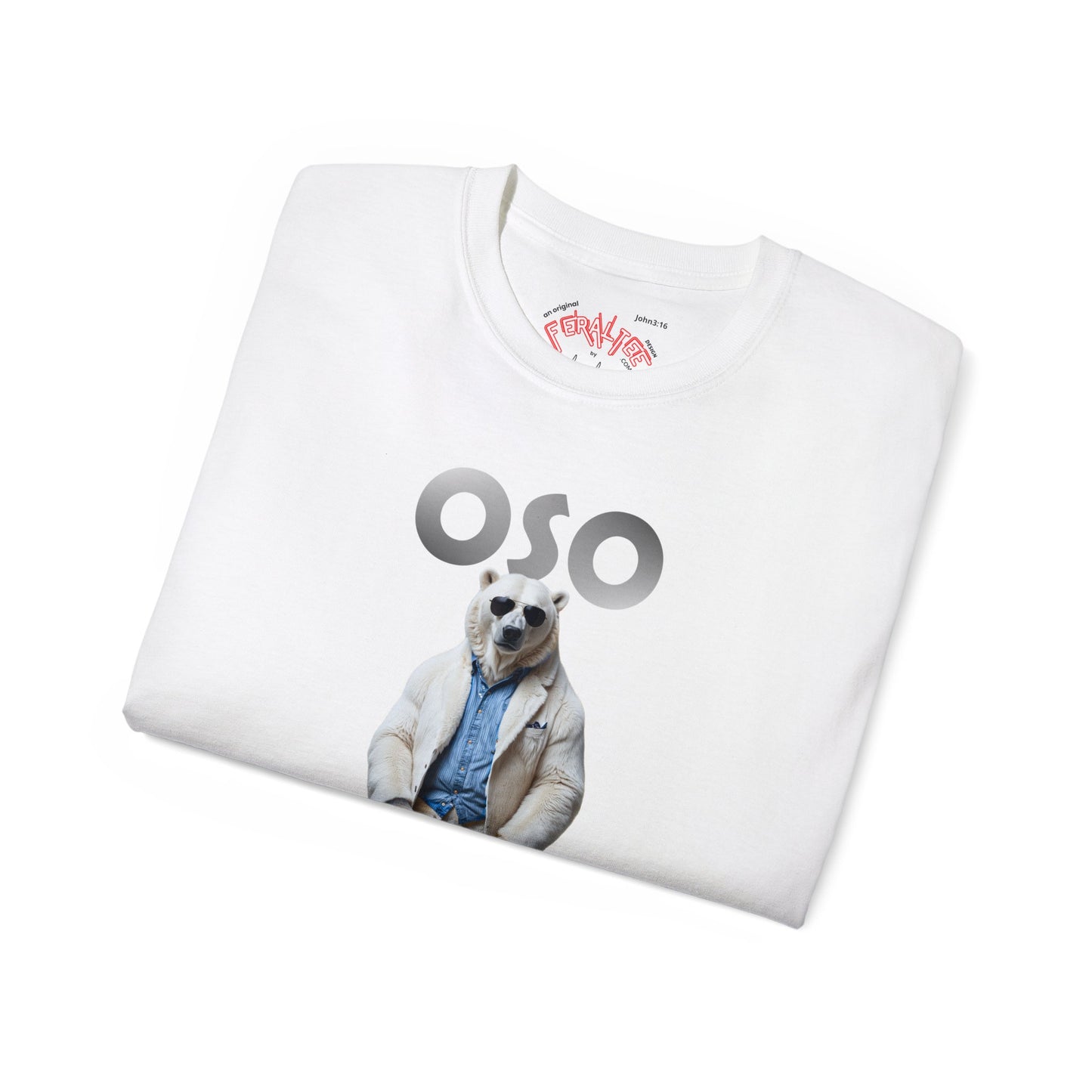 OSO-LUTIONS- Camiseta Unisex de Algodón Ultra Suave
