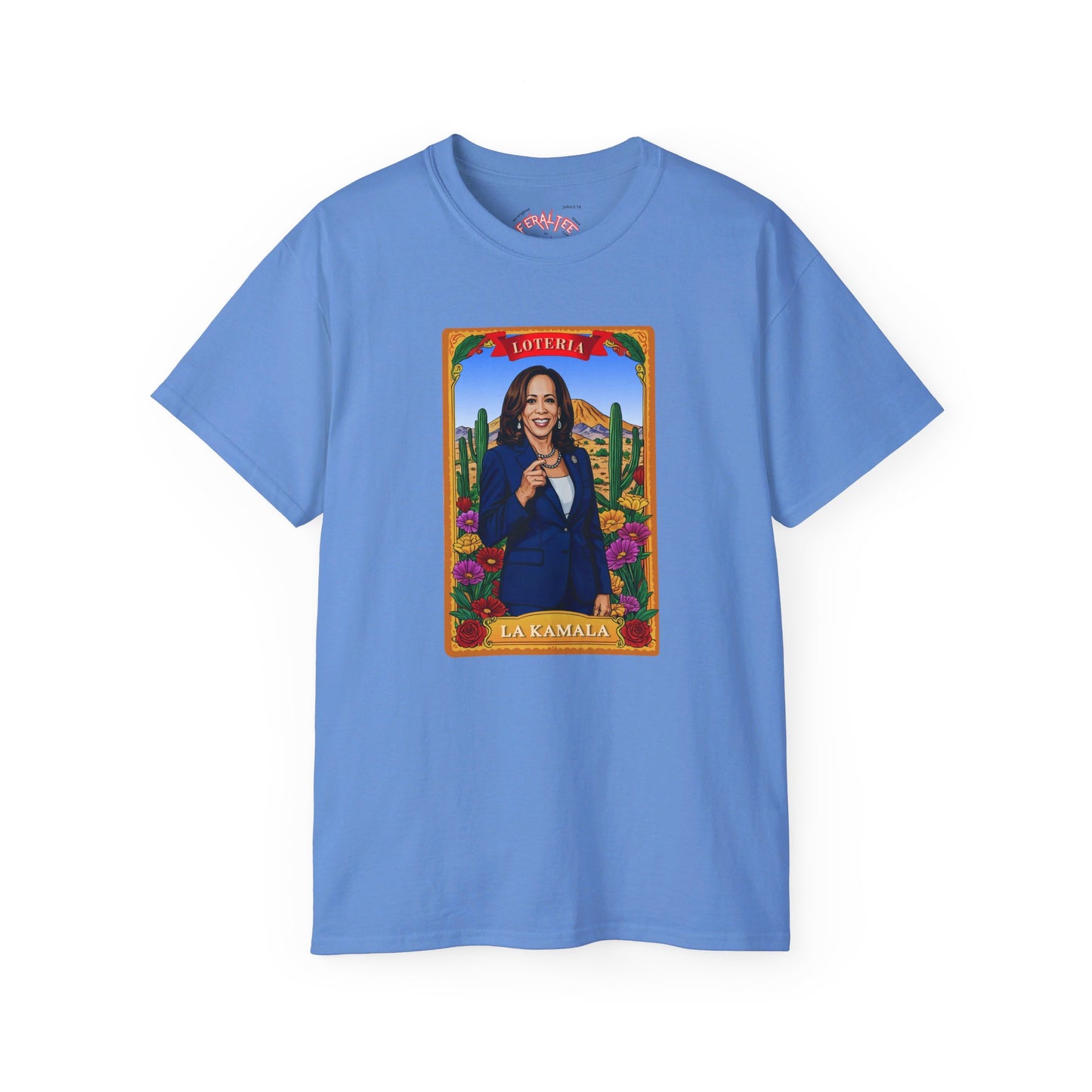 Camiseta unisex de algodón ultra fino con la tarjeta de lotería La KAMALA