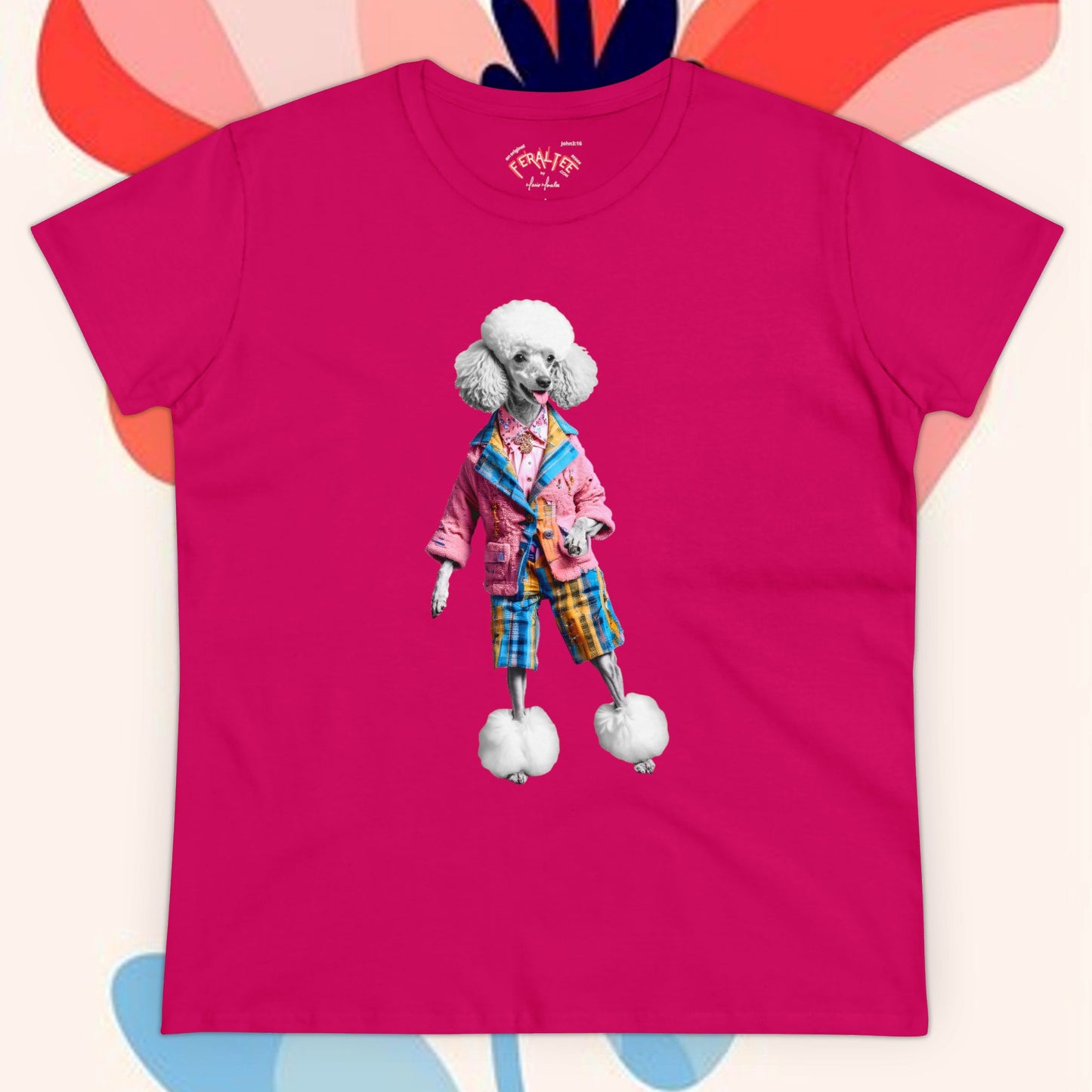Camiseta de algodón de peso medio para mujer CHIENNE