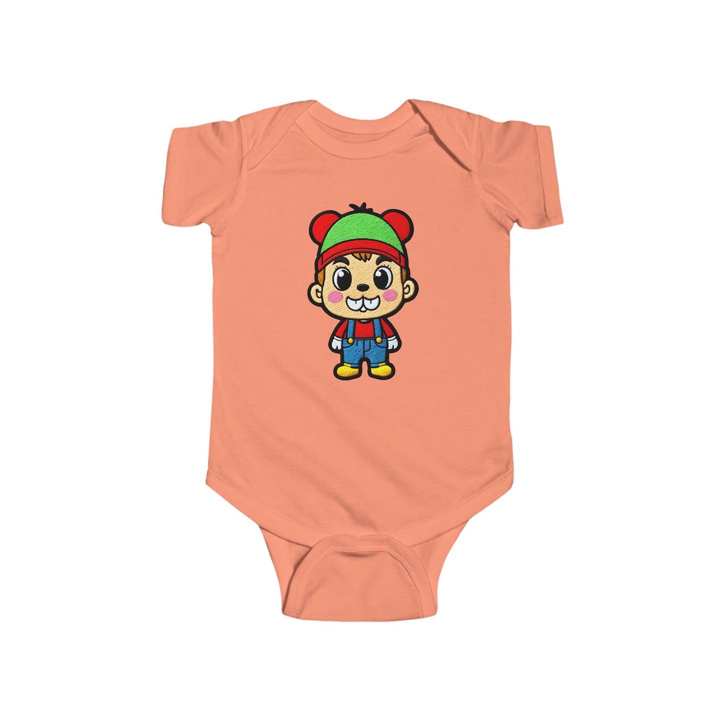 SUPER MARKO Infant Fine Jersey Bodysuit NB: 0 - 24 mo