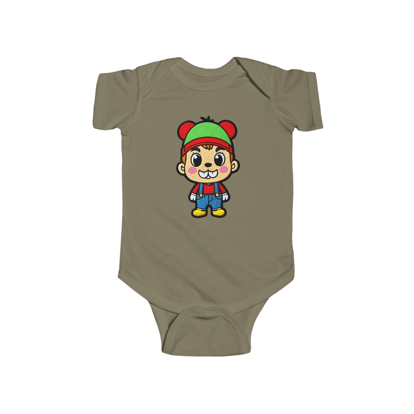 SUPER MARKO Infant Fine Jersey Bodysuit NB: 0 - 24 mo