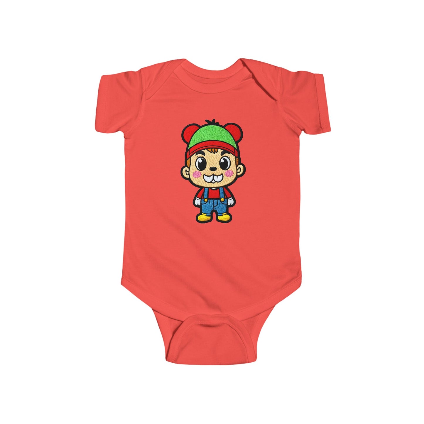 SUPER MARKO Infant Fine Jersey Bodysuit NB: 0 - 24 mo