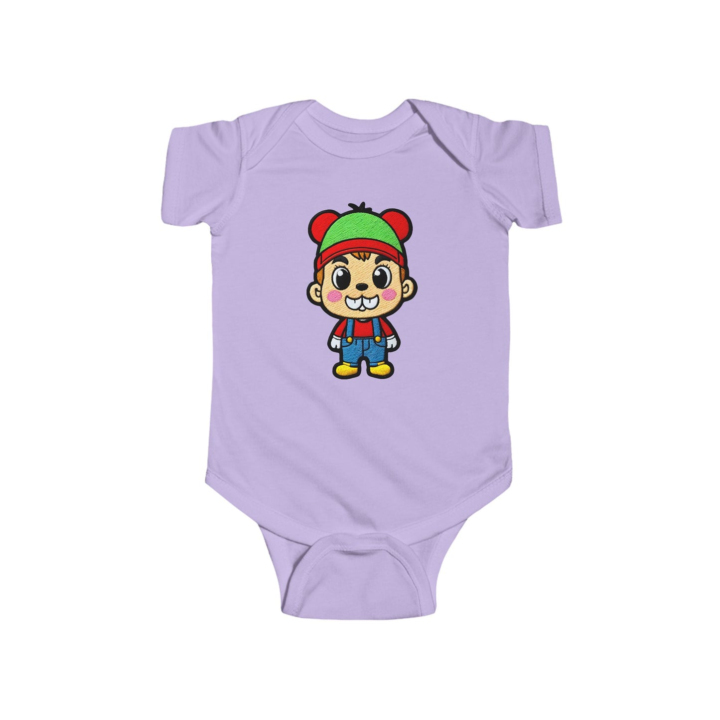 SUPER MARKO Infant Fine Jersey Bodysuit NB: 0 - 24 mo