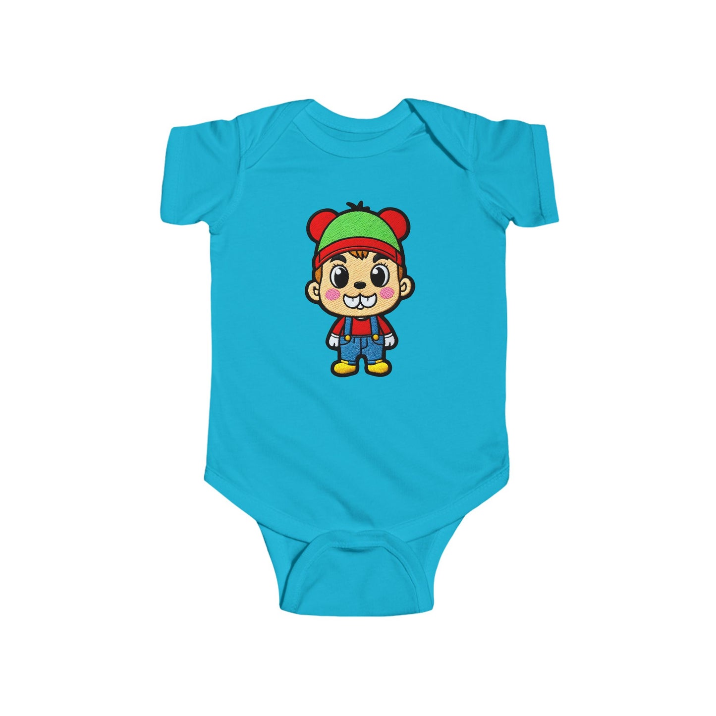 SUPER MARKO Infant Fine Jersey Bodysuit NB: 0 - 24 mo