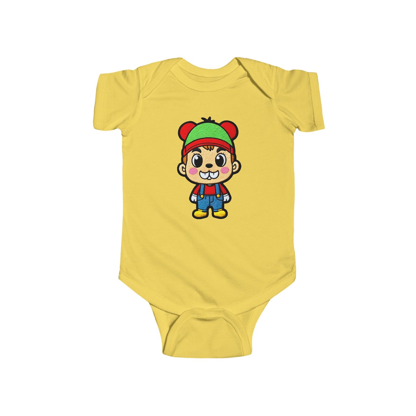 SUPER MARKO Infant Fine Jersey Bodysuit NB: 0 - 24 mo