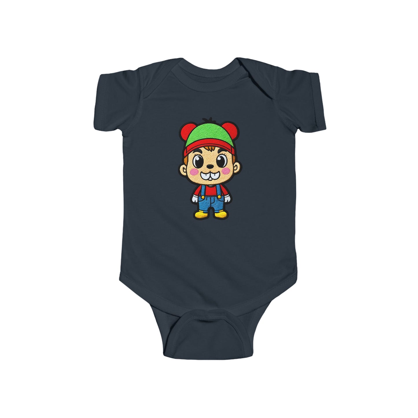 SUPER MARKO Infant Fine Jersey Bodysuit NB: 0 - 24 mo