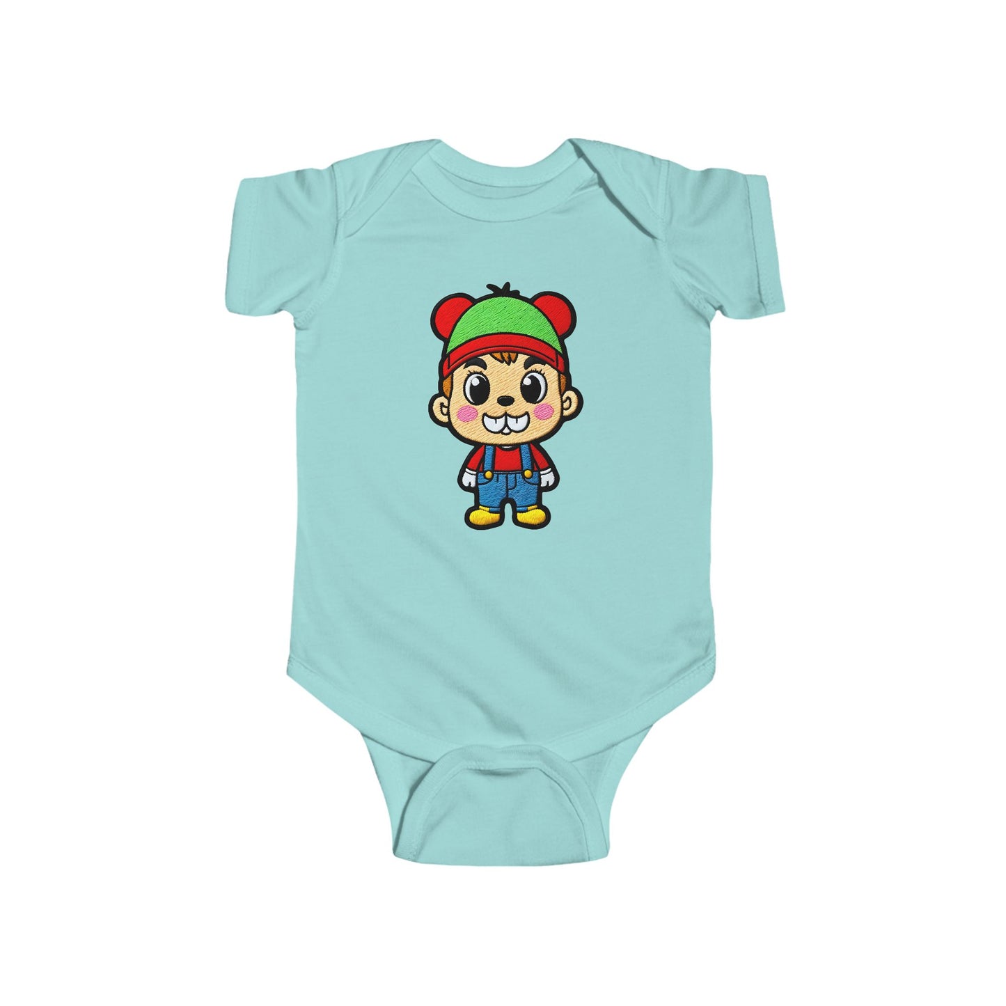 SUPER MARKO Infant Fine Jersey Bodysuit NB: 0 - 24 mo