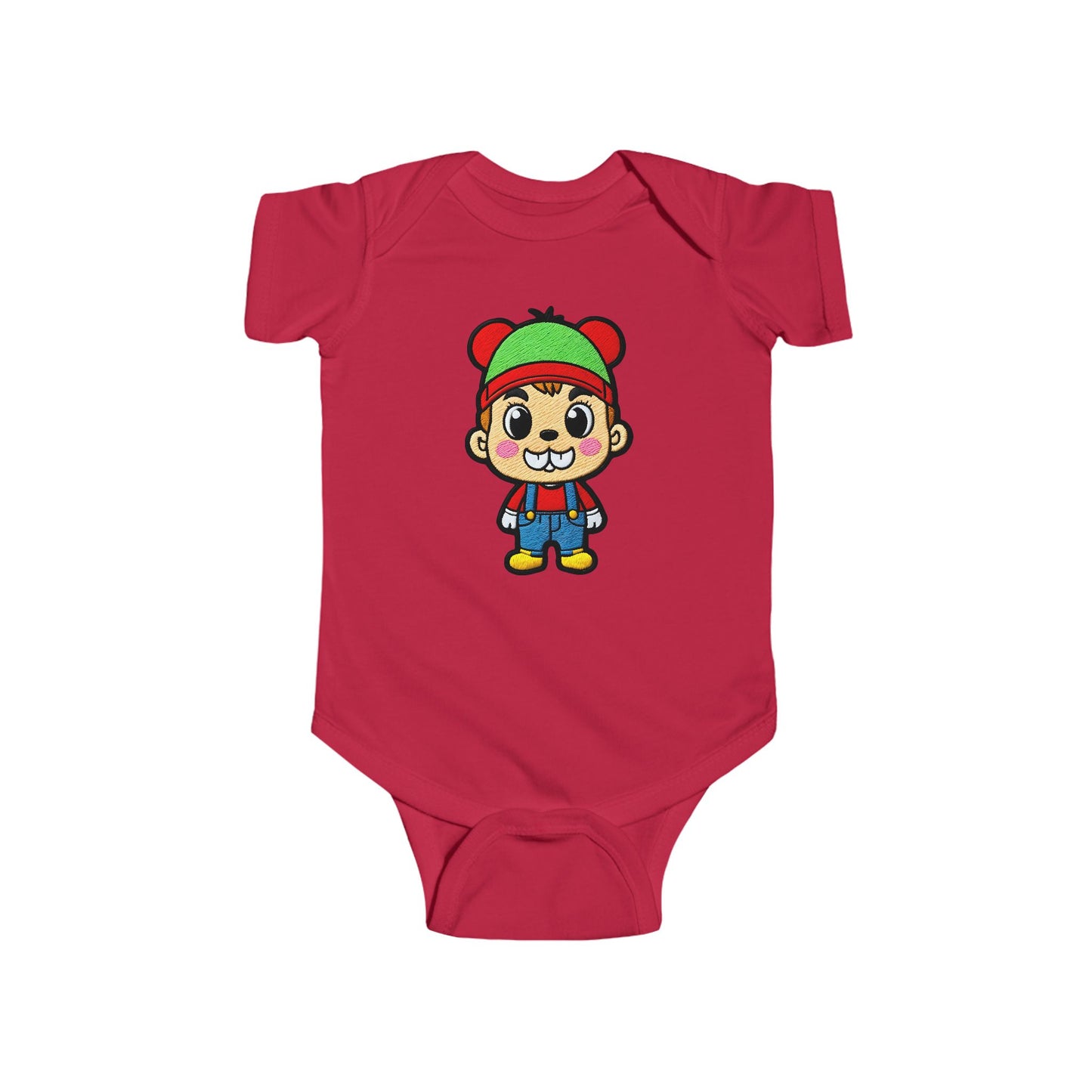 SUPER MARKO Infant Fine Jersey Bodysuit NB: 0 - 24 mo
