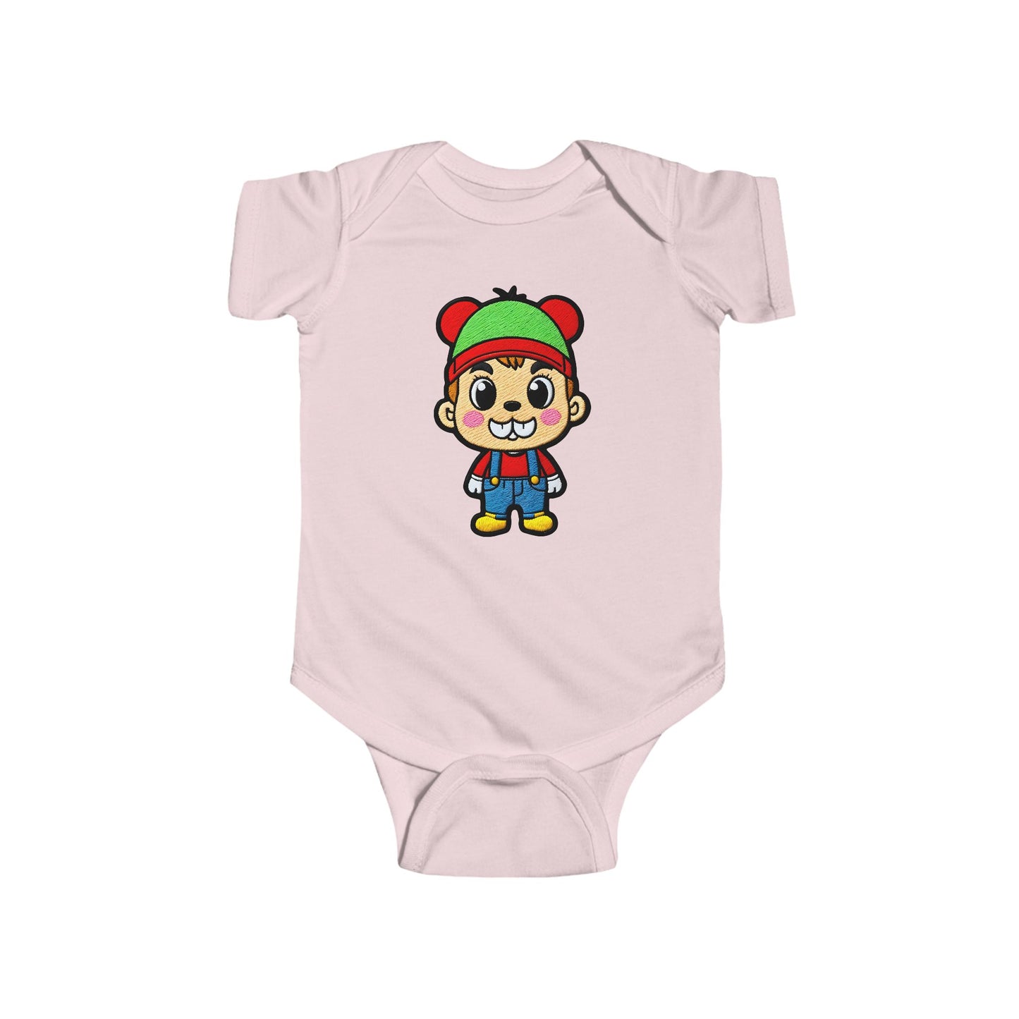 SUPER MARKO Infant Fine Jersey Bodysuit NB: 0 - 24 mo