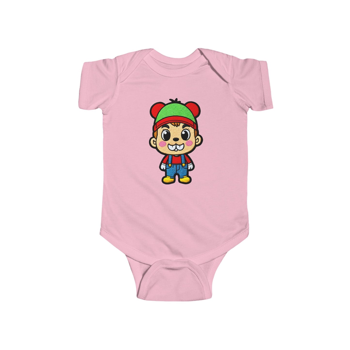 SUPER MARKO Infant Fine Jersey Bodysuit NB: 0 - 24 mo
