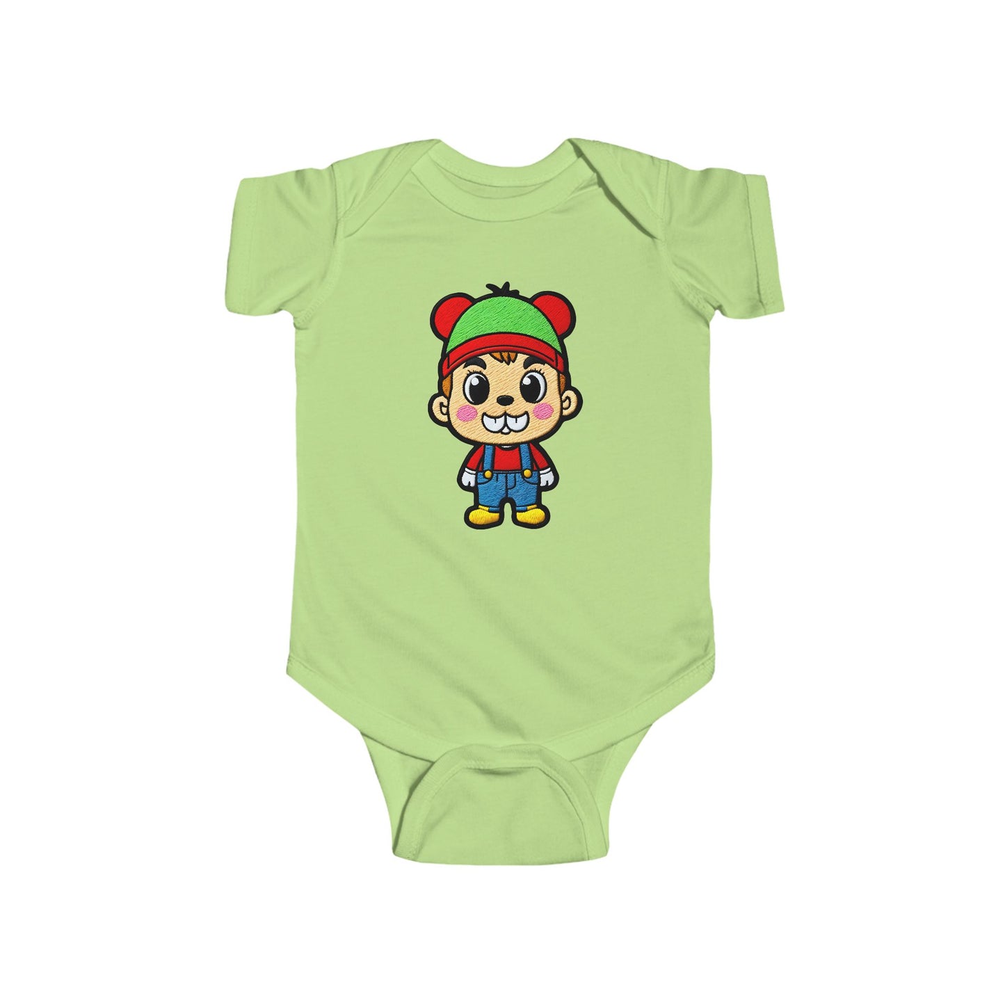 SUPER MARKO Infant Fine Jersey Bodysuit NB: 0 - 24 mo