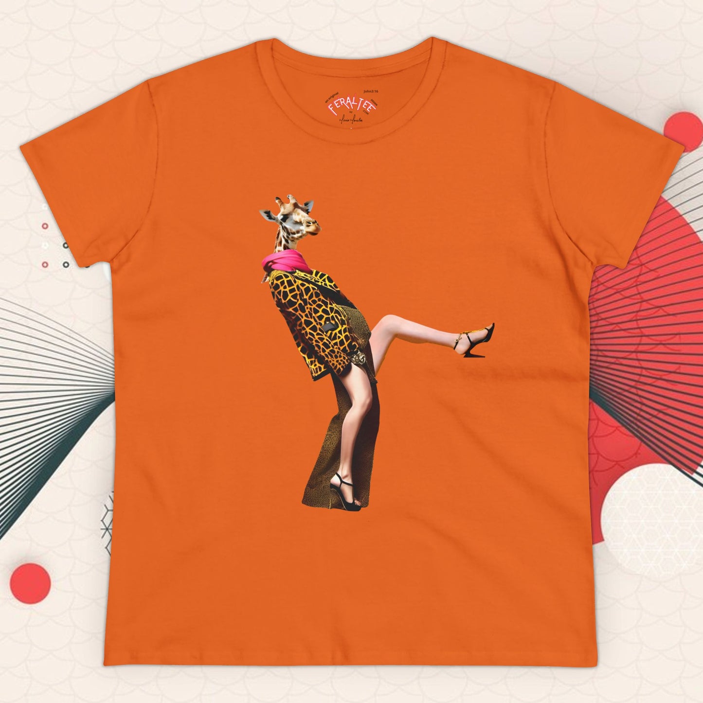 Camiseta de algodón de peso medio para mujer de ALTA MODA
