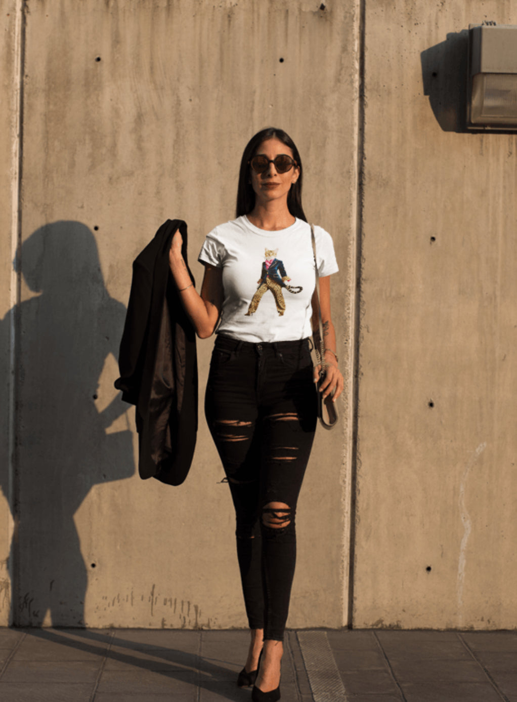 FELIS- Camiseta Unisex de Algodón Ultra Fino