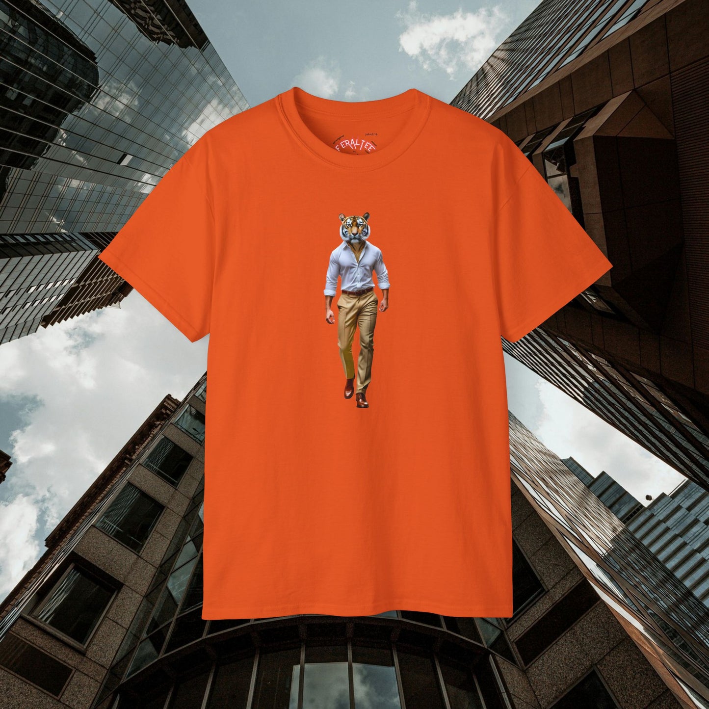 POUNCE- Camiseta Unisex de Algodón Ultrafino