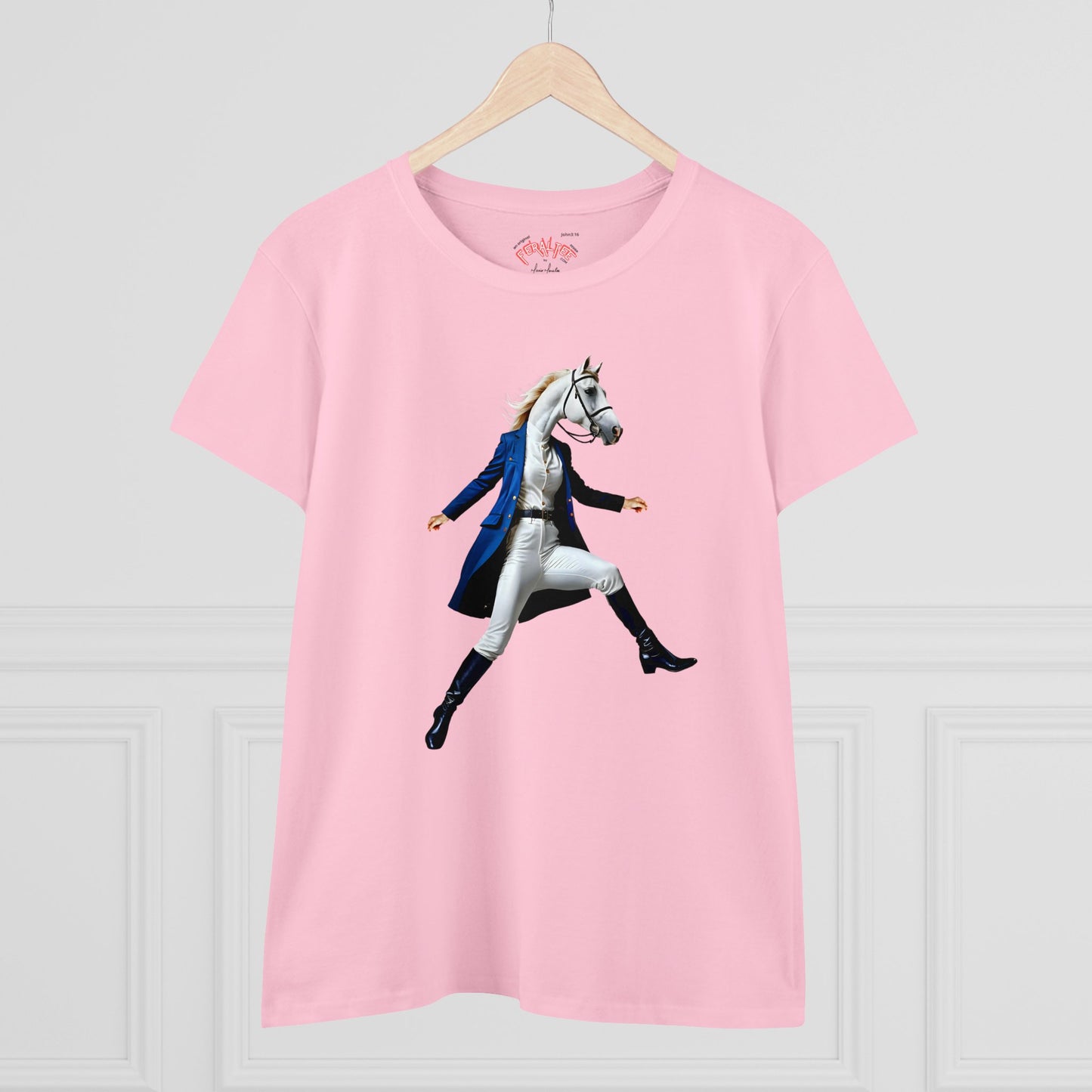 BELLE Women's Midweight Cotton Tee