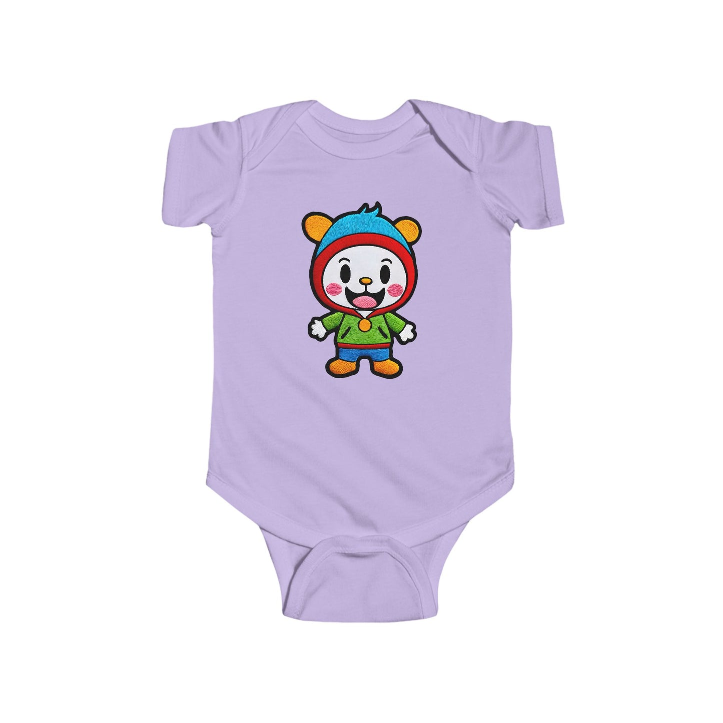 SMILEY Infant Fine Jersey Bodysuit NB: 0 - 24 mo