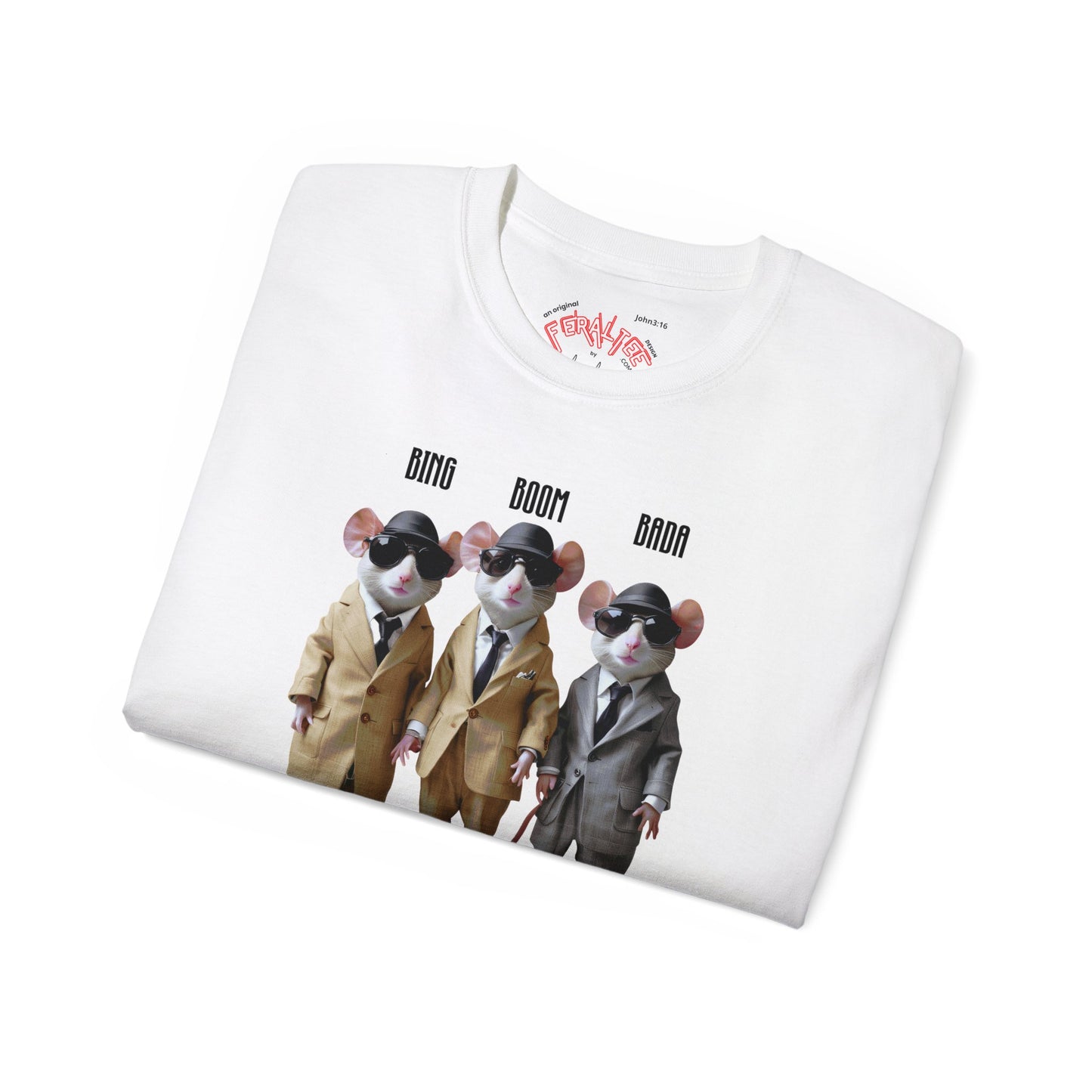 BADA BING- BADABOOM- Camiseta Unisex de Algodón Ultra Fino