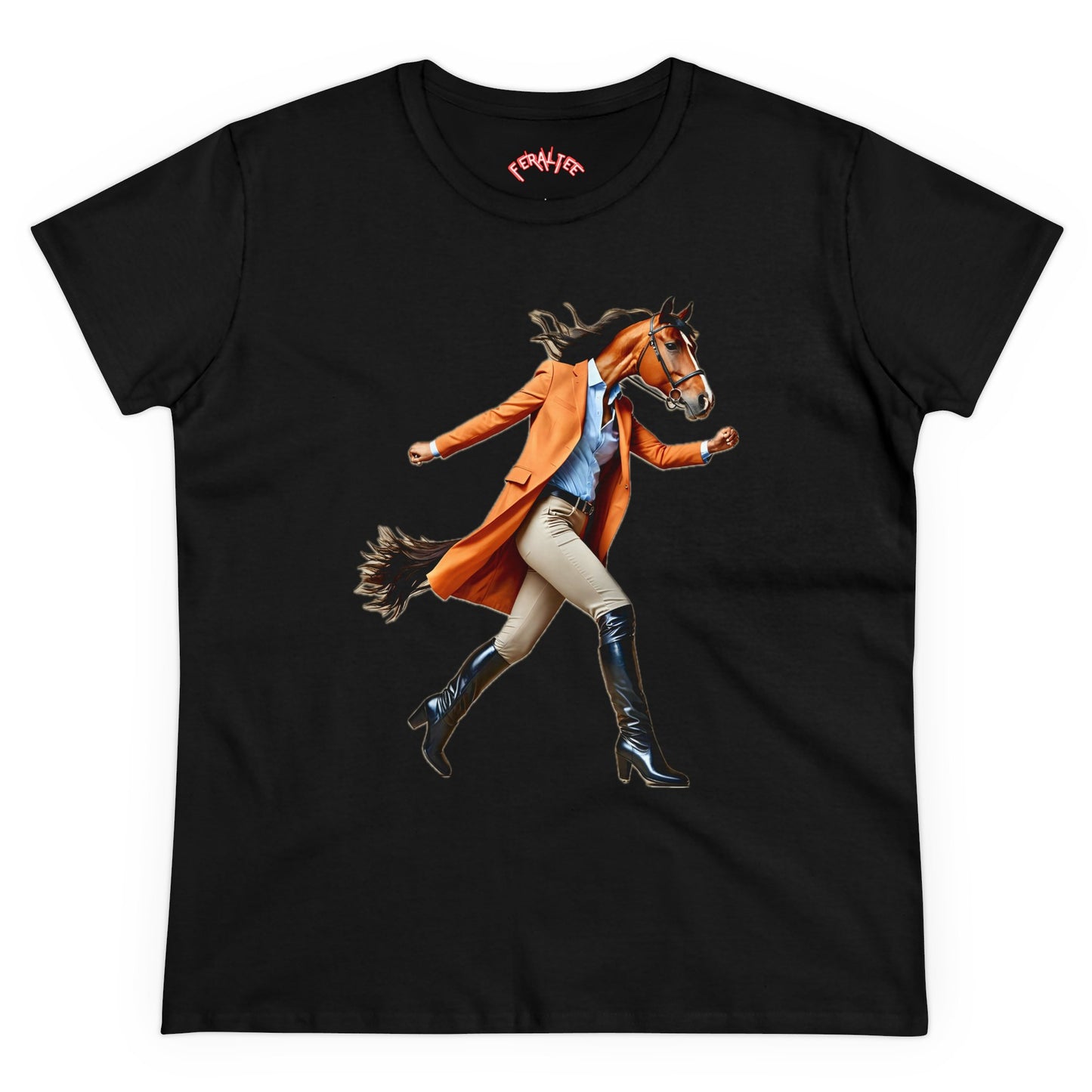 JUMENT Women's Midweight Cotton Tee - 6 Colors Available