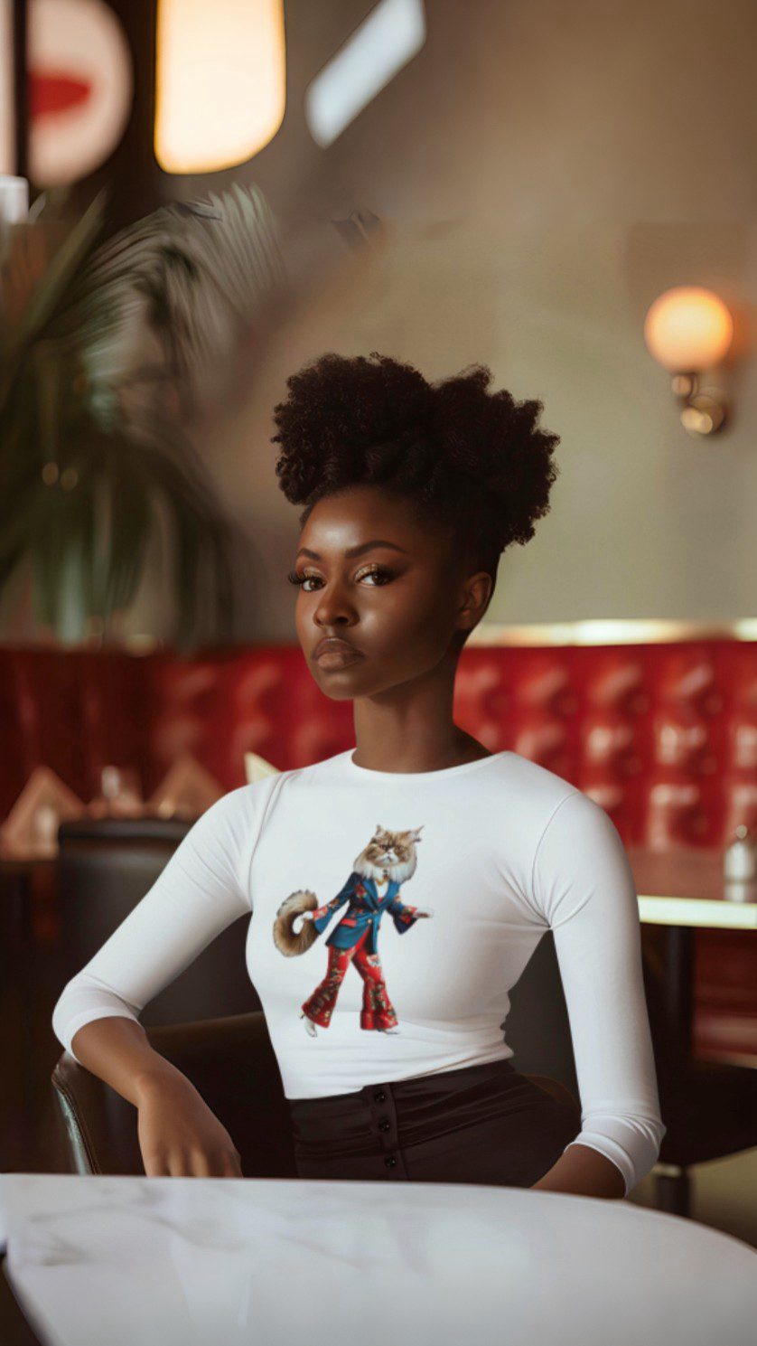 PURRR-FECT- Camiseta Unisex de Algodón Ultrafino