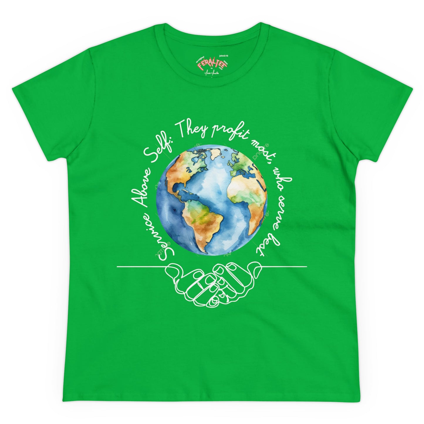 T-SHIRT WOMEN's Midweight Cotton Tee - Semi Fitted