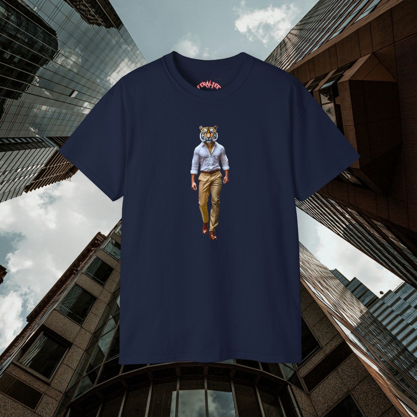 POUNCE- Camiseta Unisex de Algodón Ultrafino