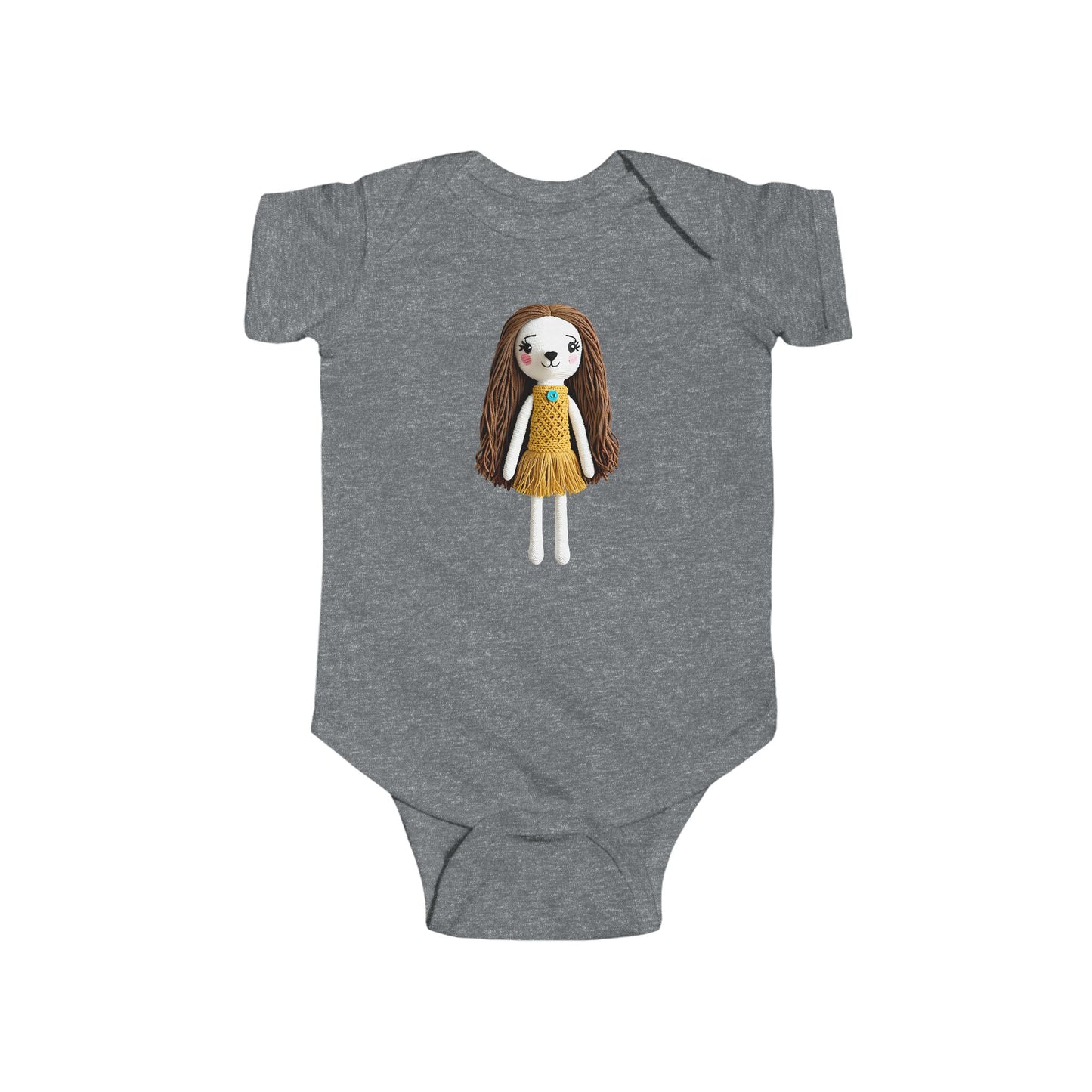 MOLLY Infant Fine Jersey Bodysuit NB: 0-24 mos