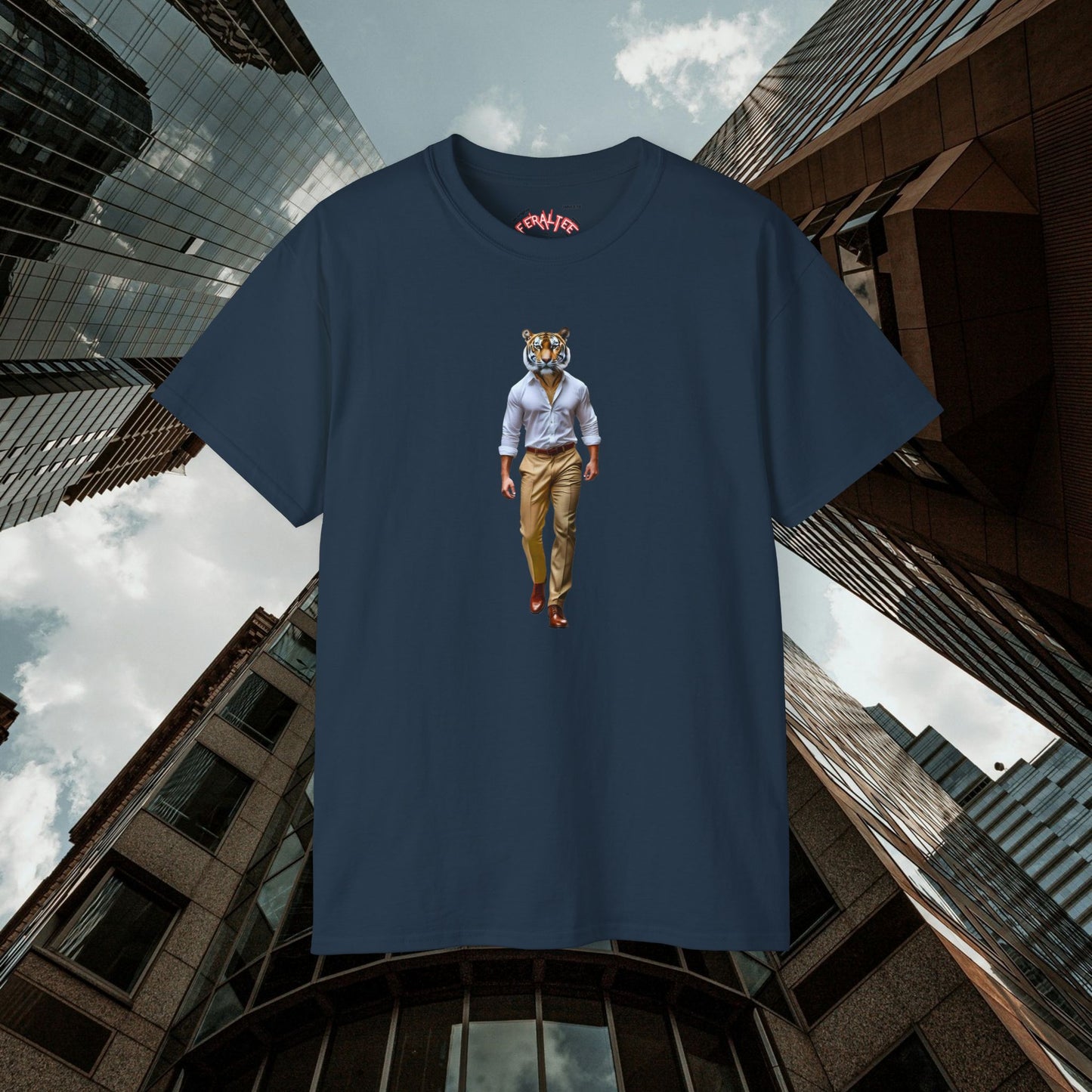 POUNCE- Camiseta Unisex de Algodón Ultrafino