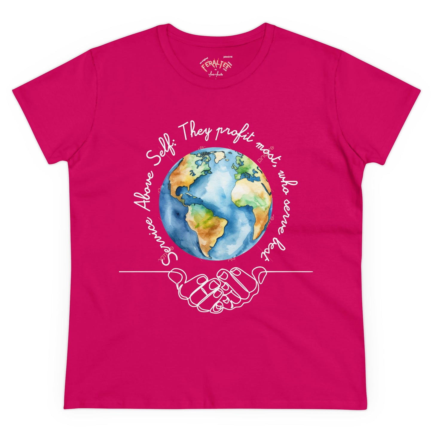 T-SHIRT WOMEN's Midweight Cotton Tee - Semi Fitted