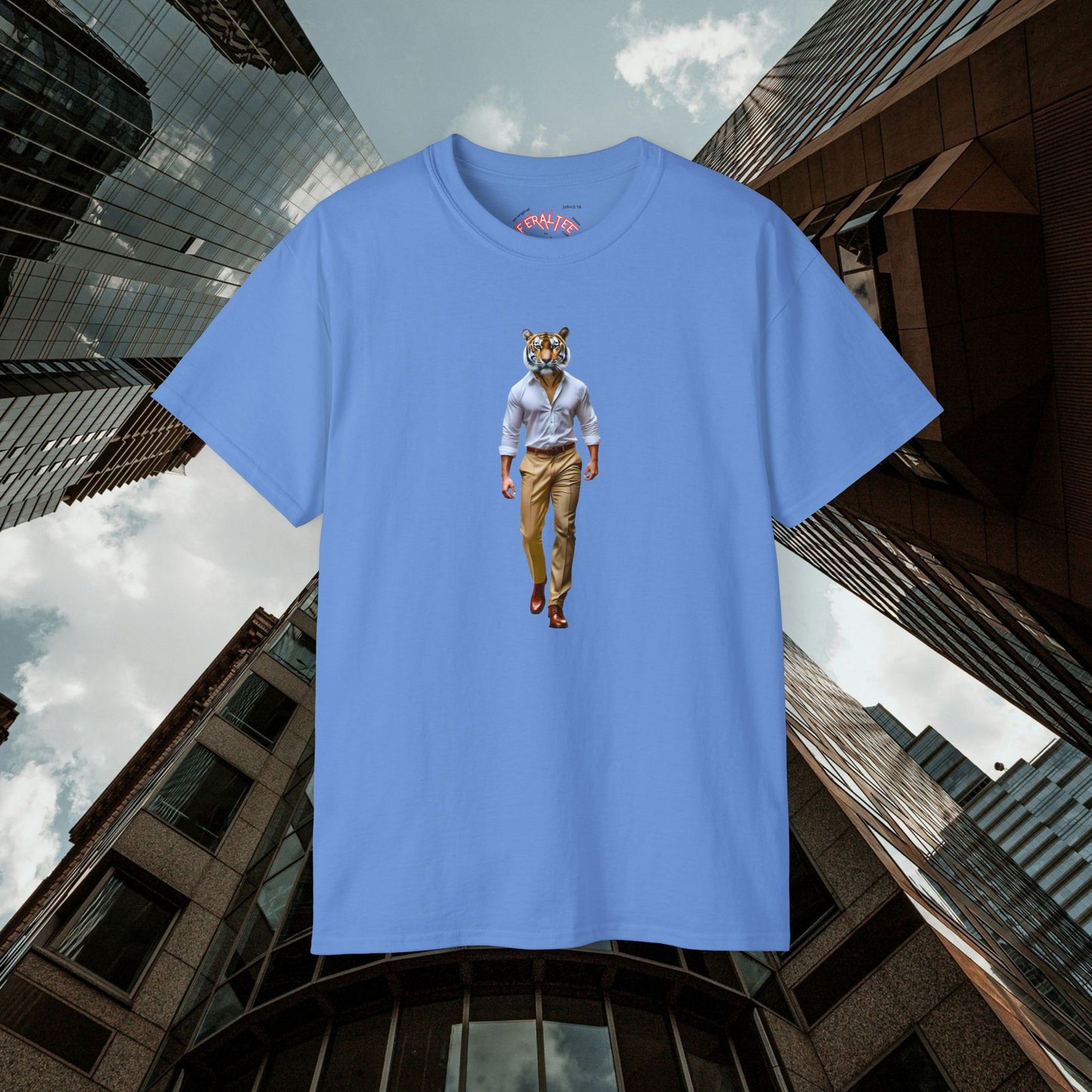 POUNCE- Camiseta Unisex de Algodón Ultrafino