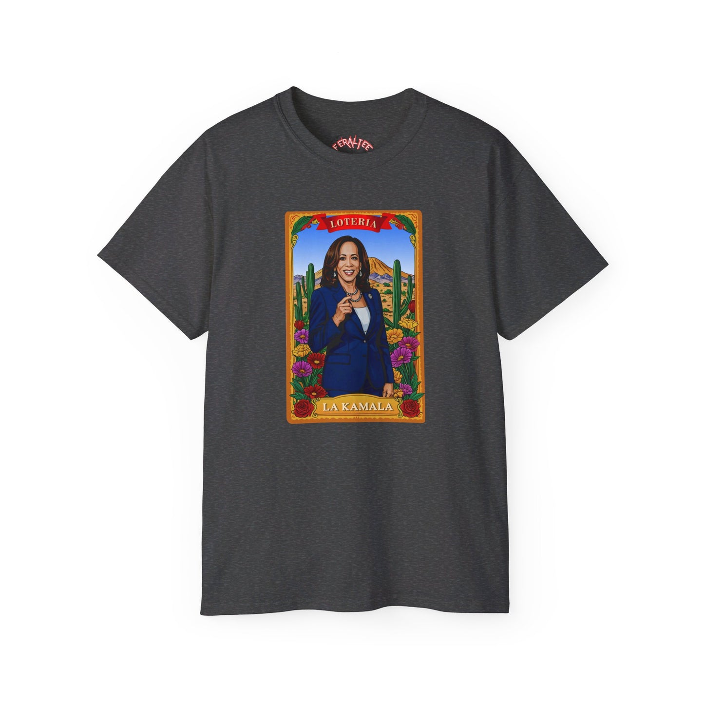 Camiseta unisex de algodón ultra fino con la tarjeta de lotería La KAMALA