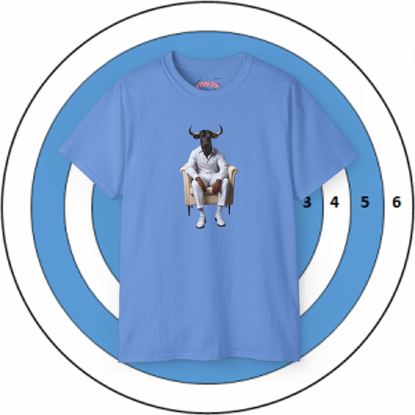 SITTING BULL - Camiesta Unisex de Algodón Ultrafino