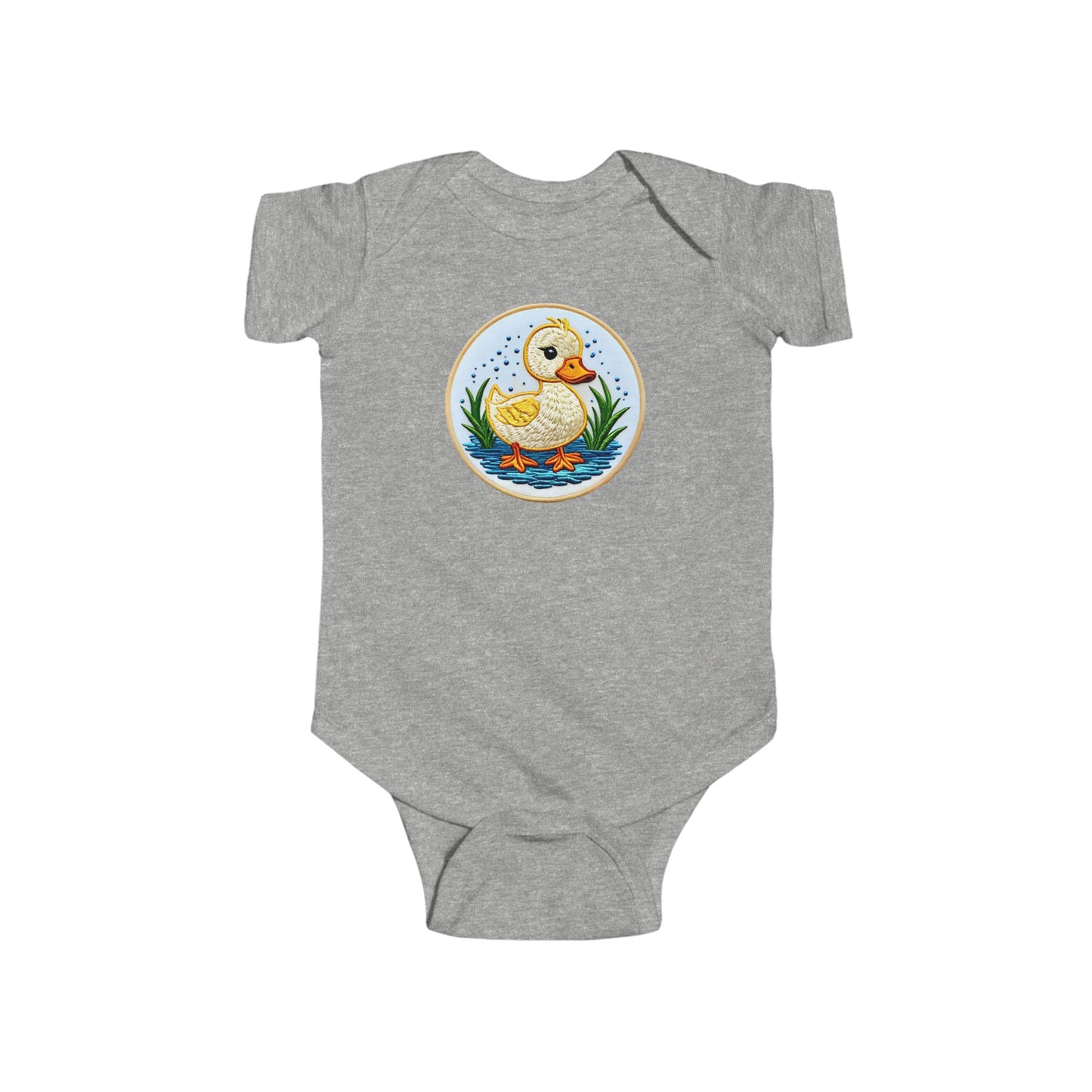 DUCKY CAMEO Infant Fine Jersey Bodysuit NB: 0 - 24 mo
