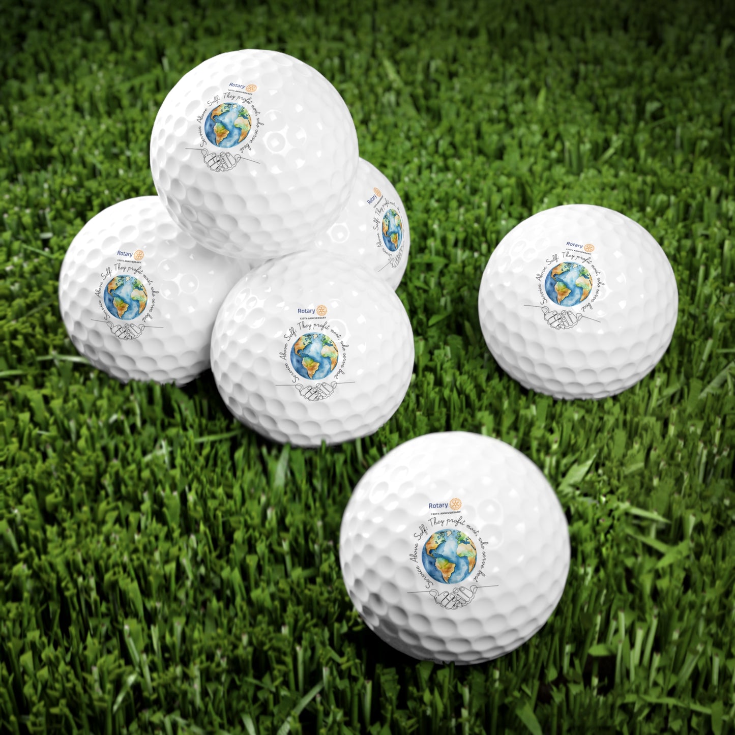 GOLF BALLS (6-Pack) - Perfect for Celebrations and Gifts