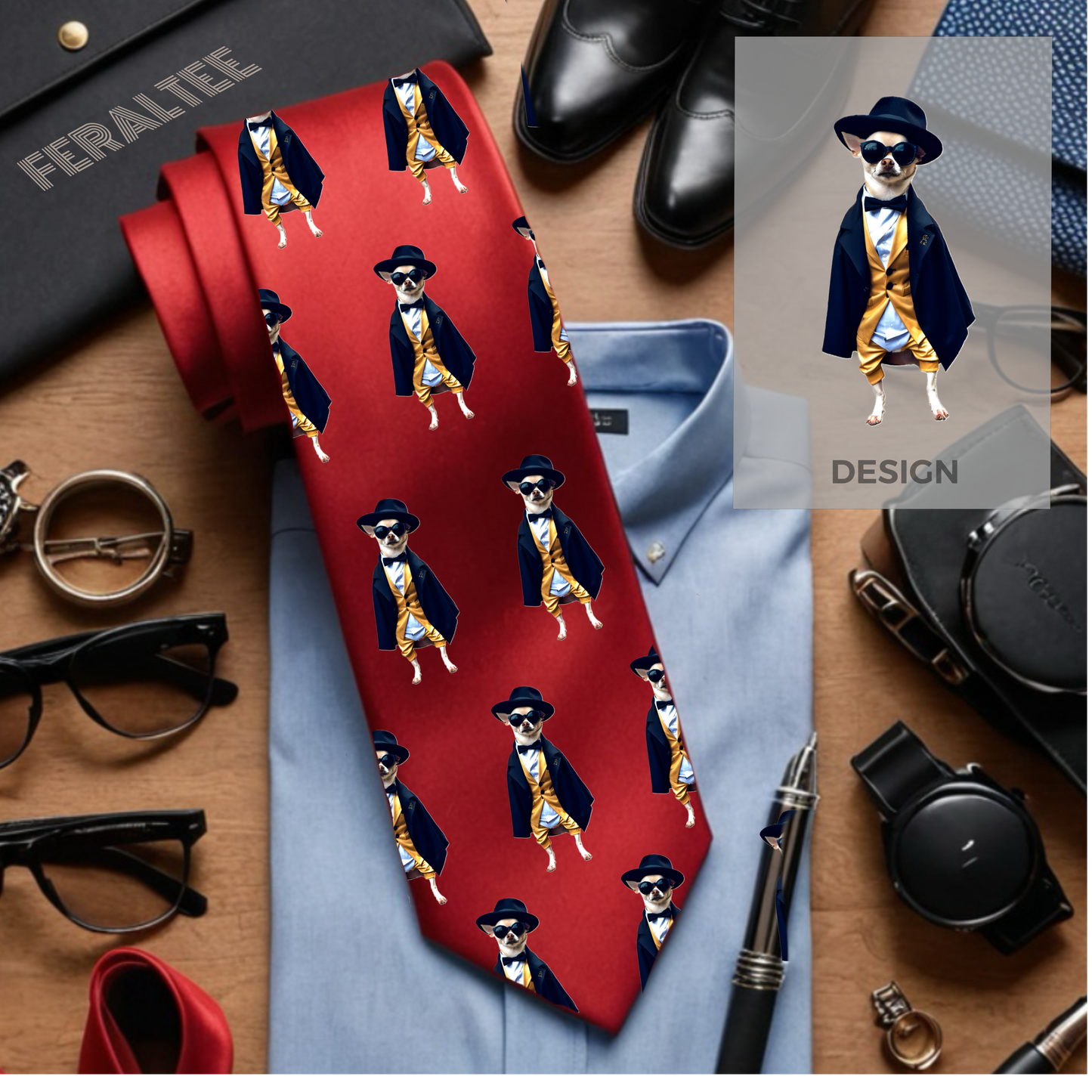 Corbata de diseño personalizado FASHIONISTA