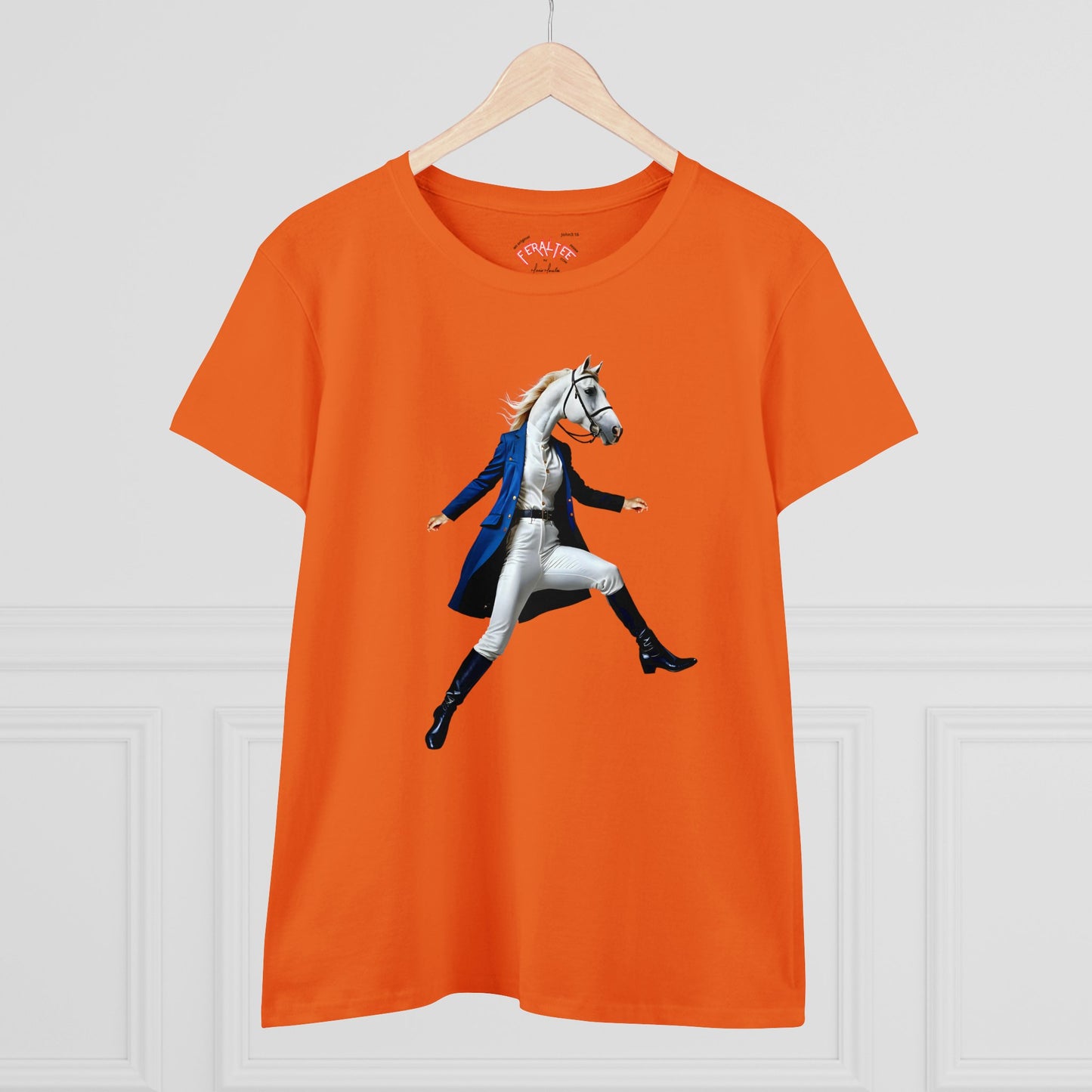 BELLE Women's Midweight Cotton Tee