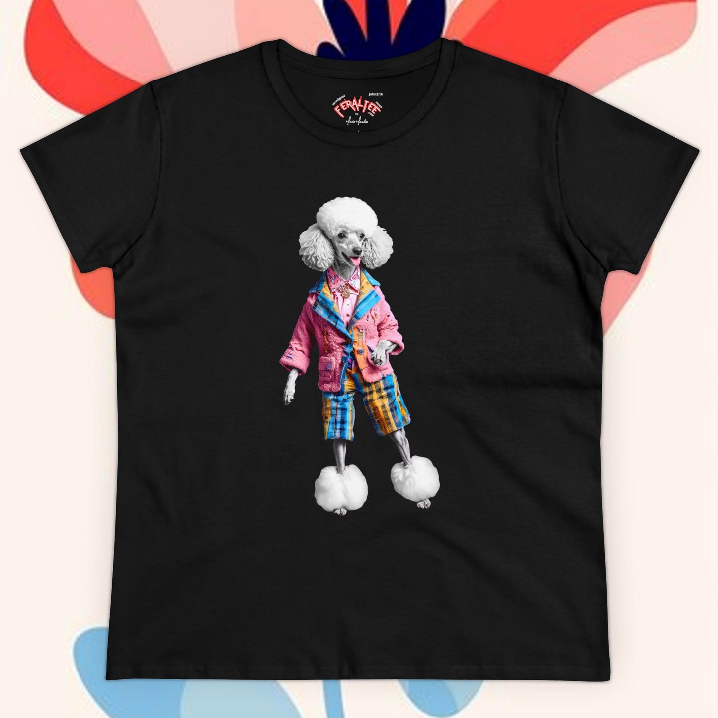 Camiseta de algodón de peso medio para mujer CHIENNE