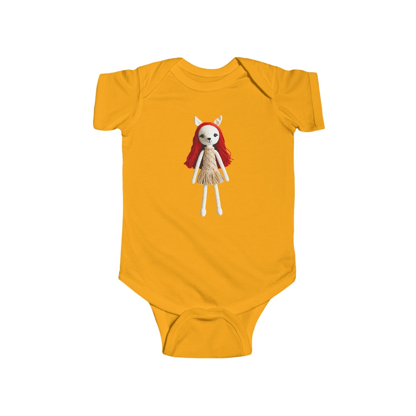 SCARLETT Infant Fine Jersey Bodysuit NB: 0-24 mos