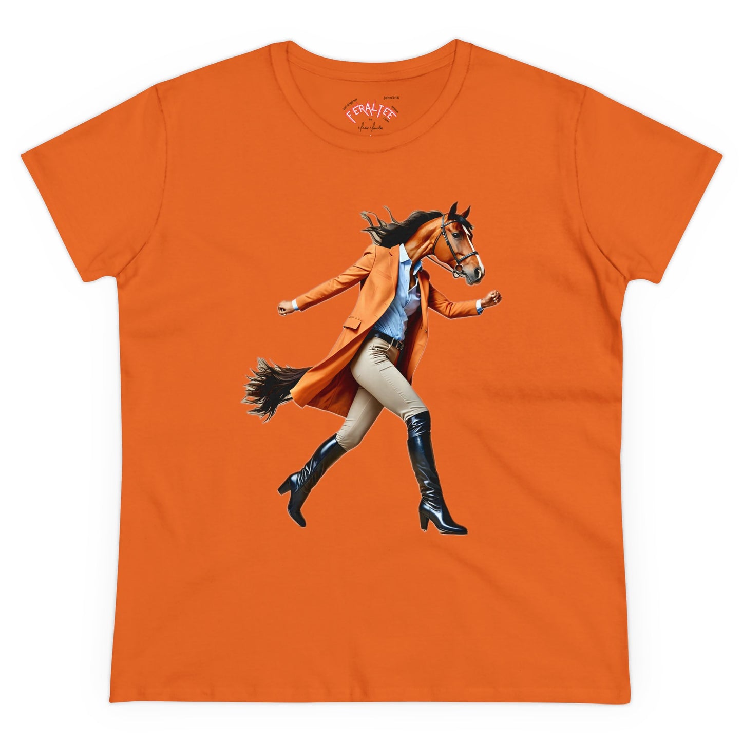 JUMENT Women's Midweight Cotton Tee - 6 Colors Available