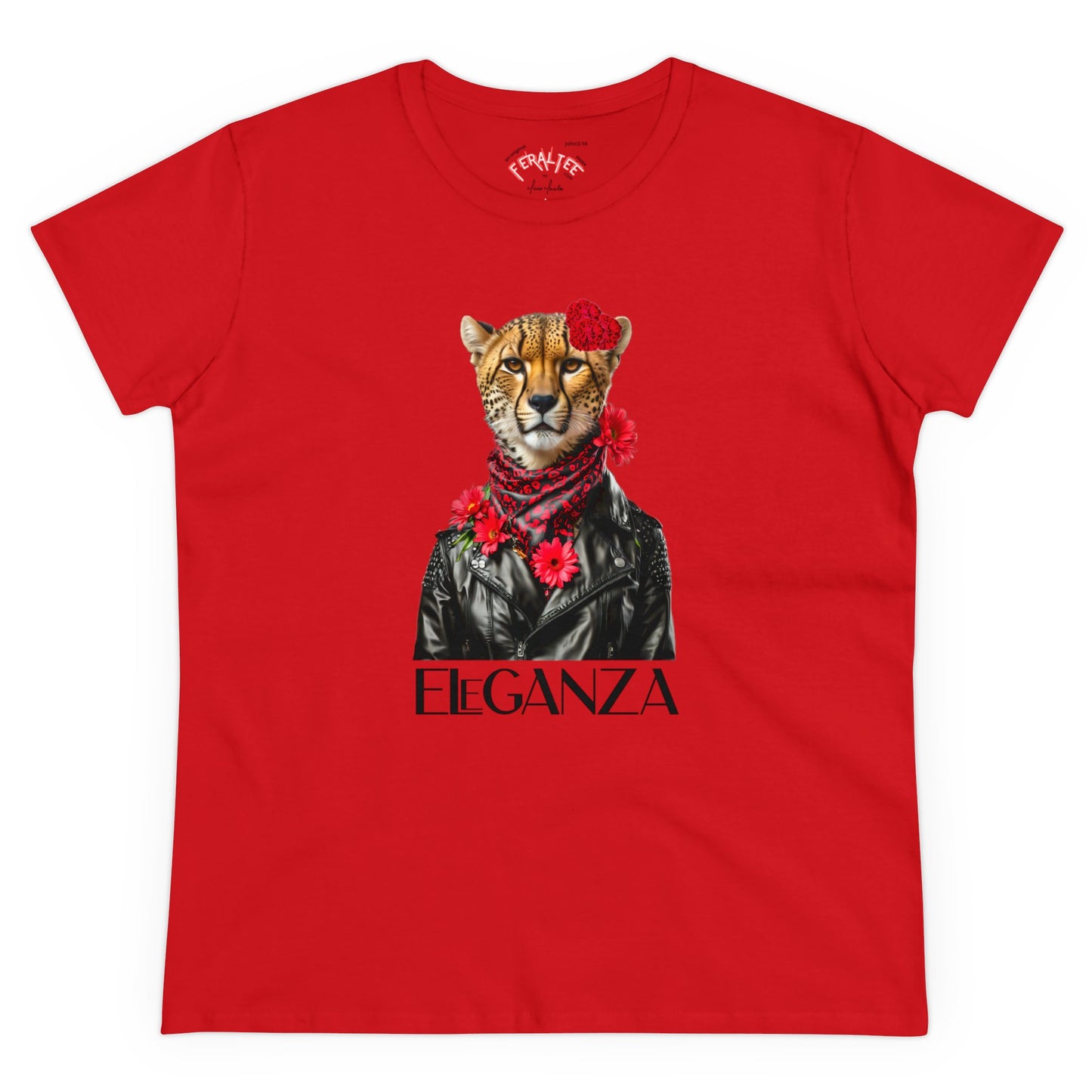 Camiseta de algodón de peso medio para mujer ELEGANZA 2