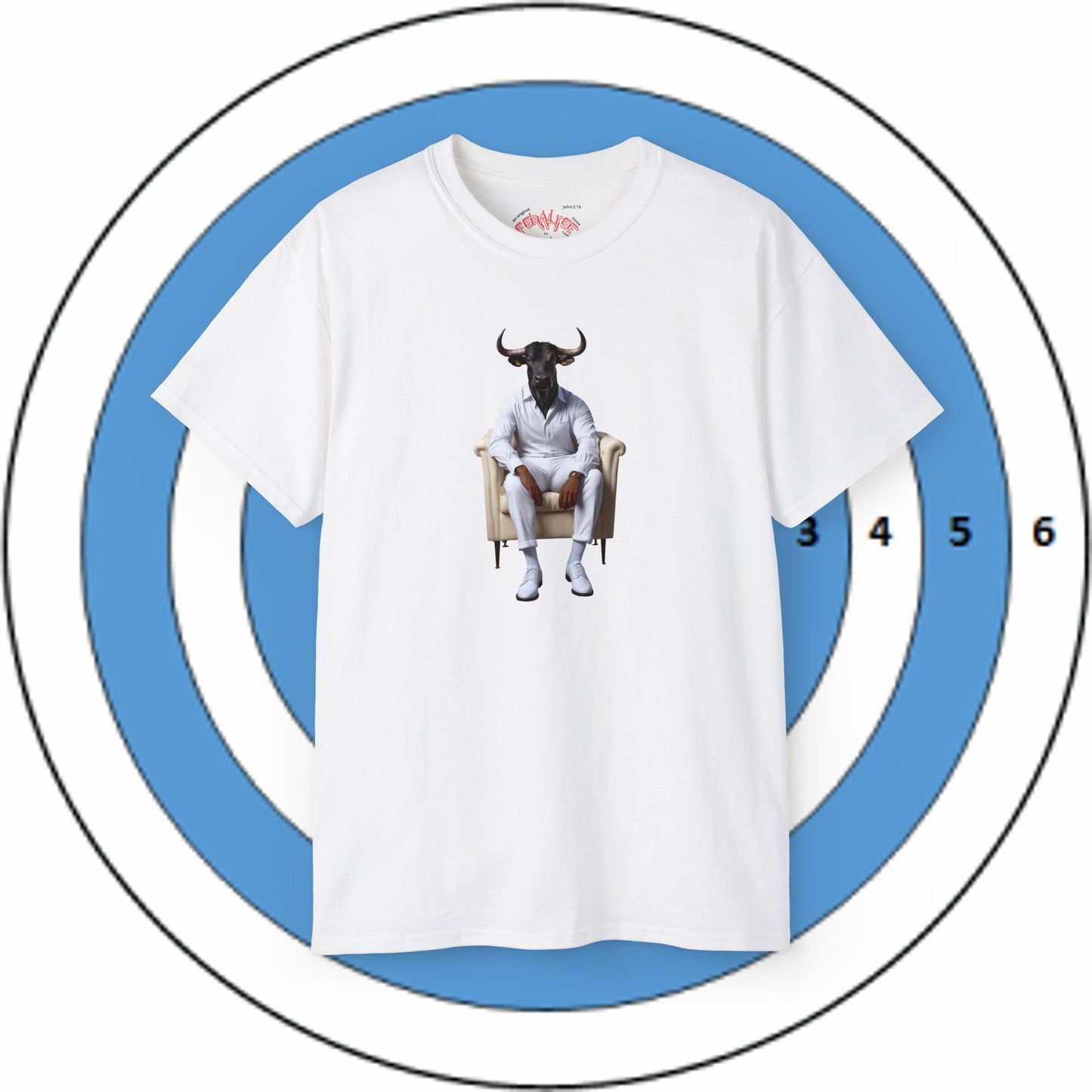 SITTING BULL - Camiesta Unisex de Algodón Ultrafino