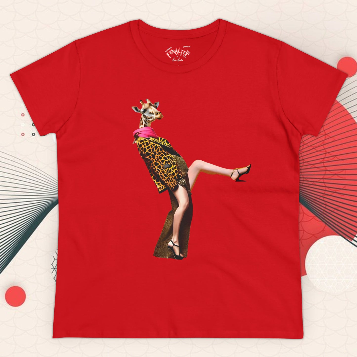 Camiseta de algodón de peso medio para mujer de ALTA MODA