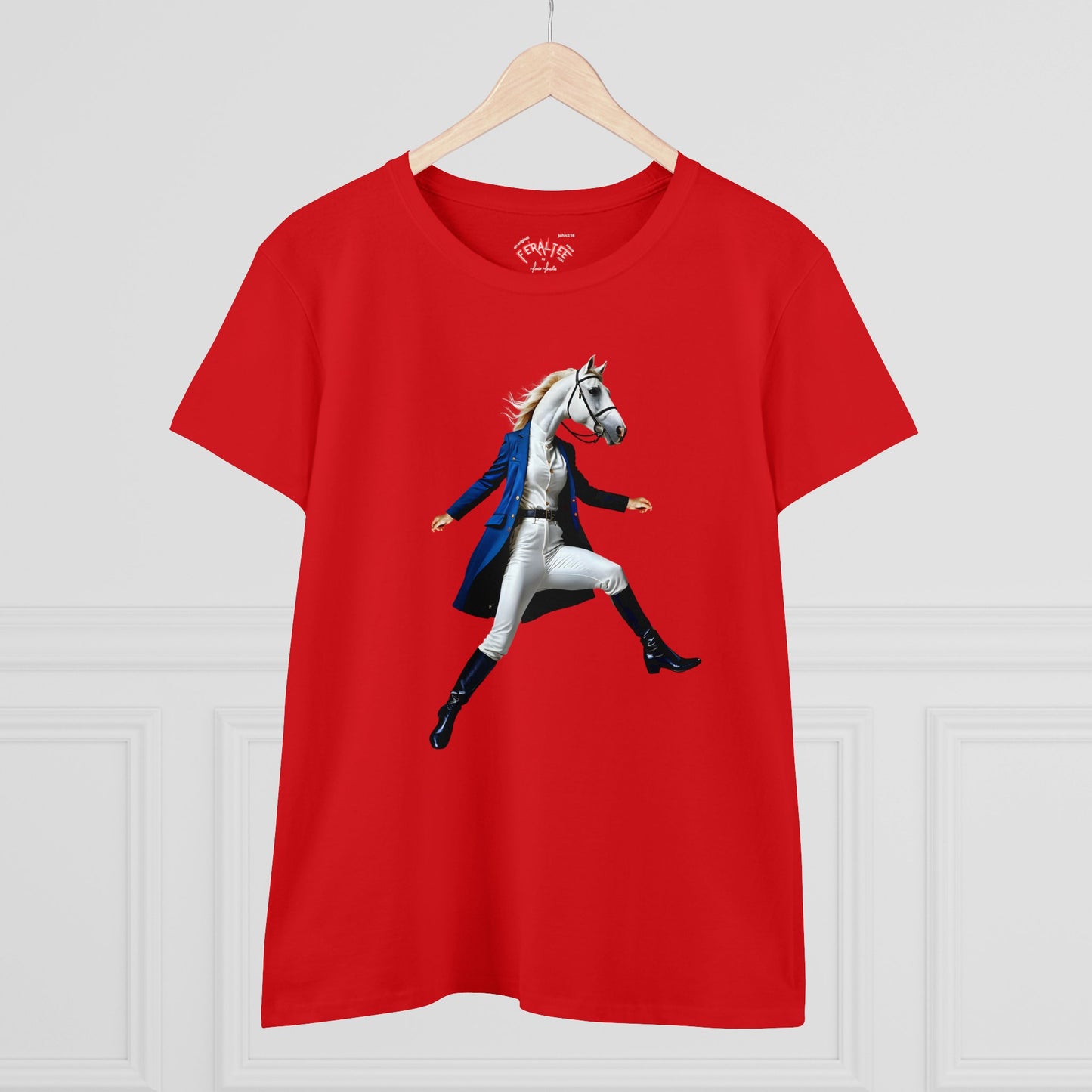BELLE Women's Midweight Cotton Tee