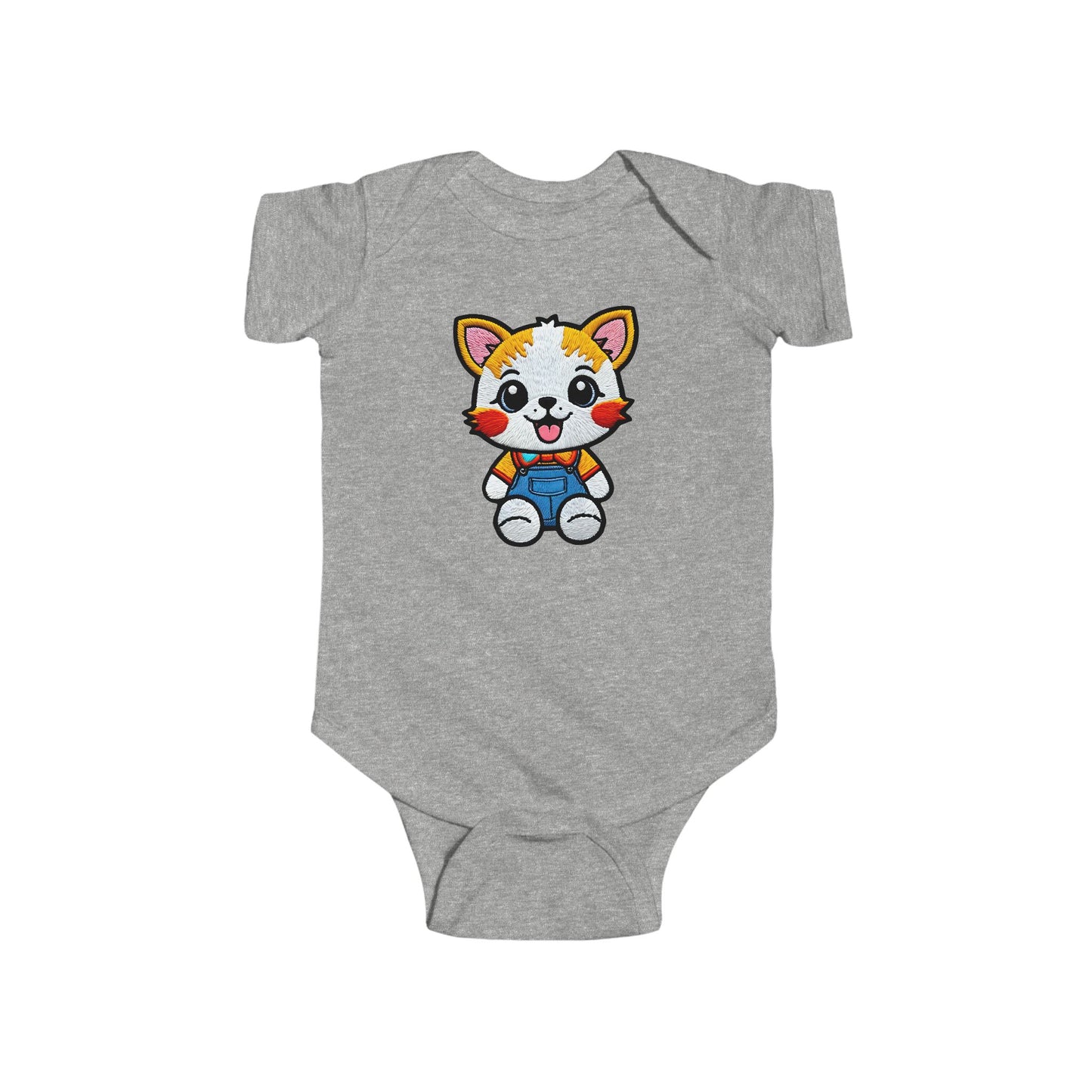 FLUFFY Infant Fine Jersey Bodysuit NB: 0 - 24 mo