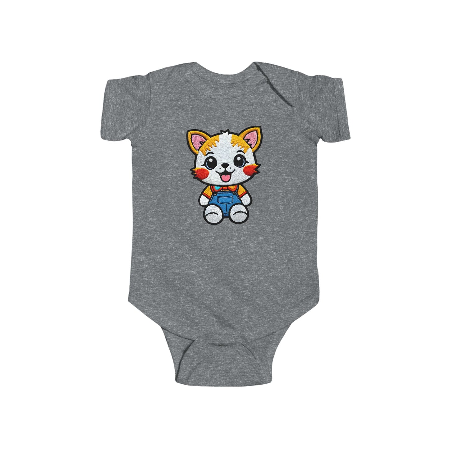FLUFFY Infant Fine Jersey Bodysuit NB: 0 - 24 mo