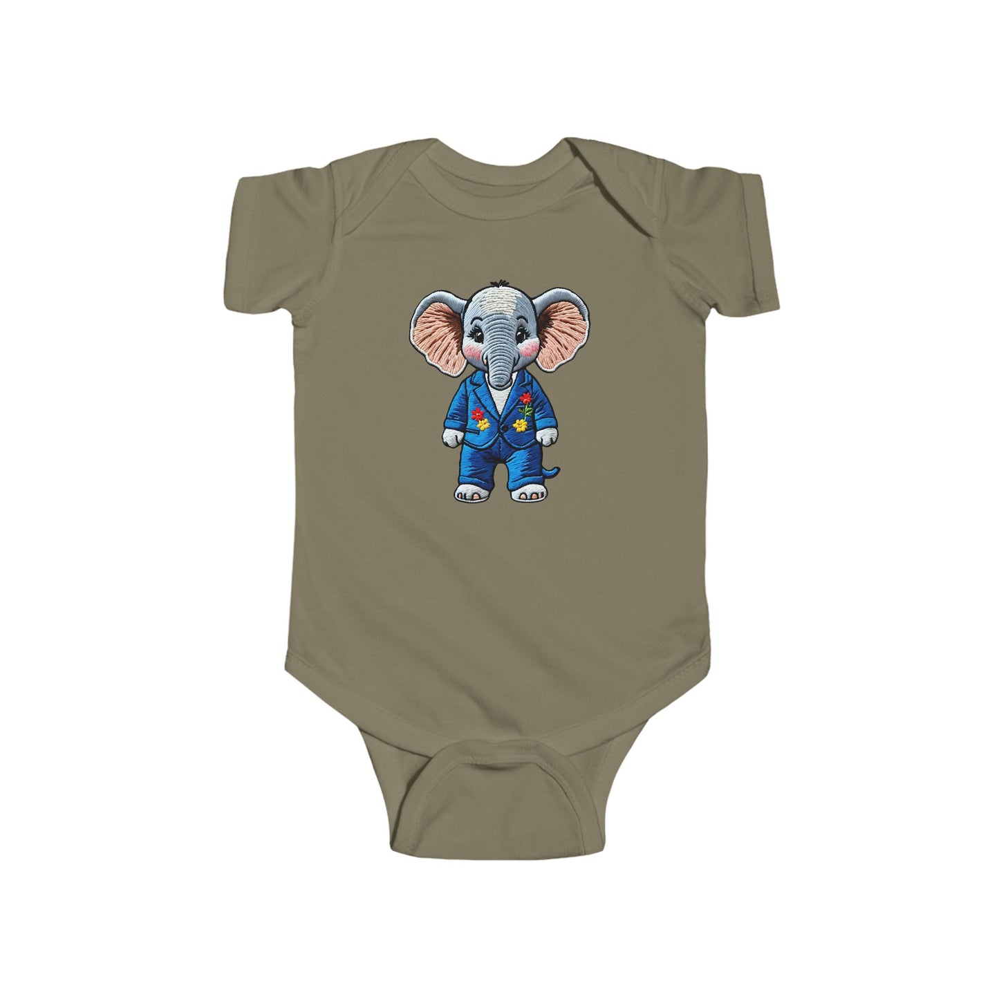 TUSKER Infant Fine Jersey Bodysuit NB: 0 - 24 mo