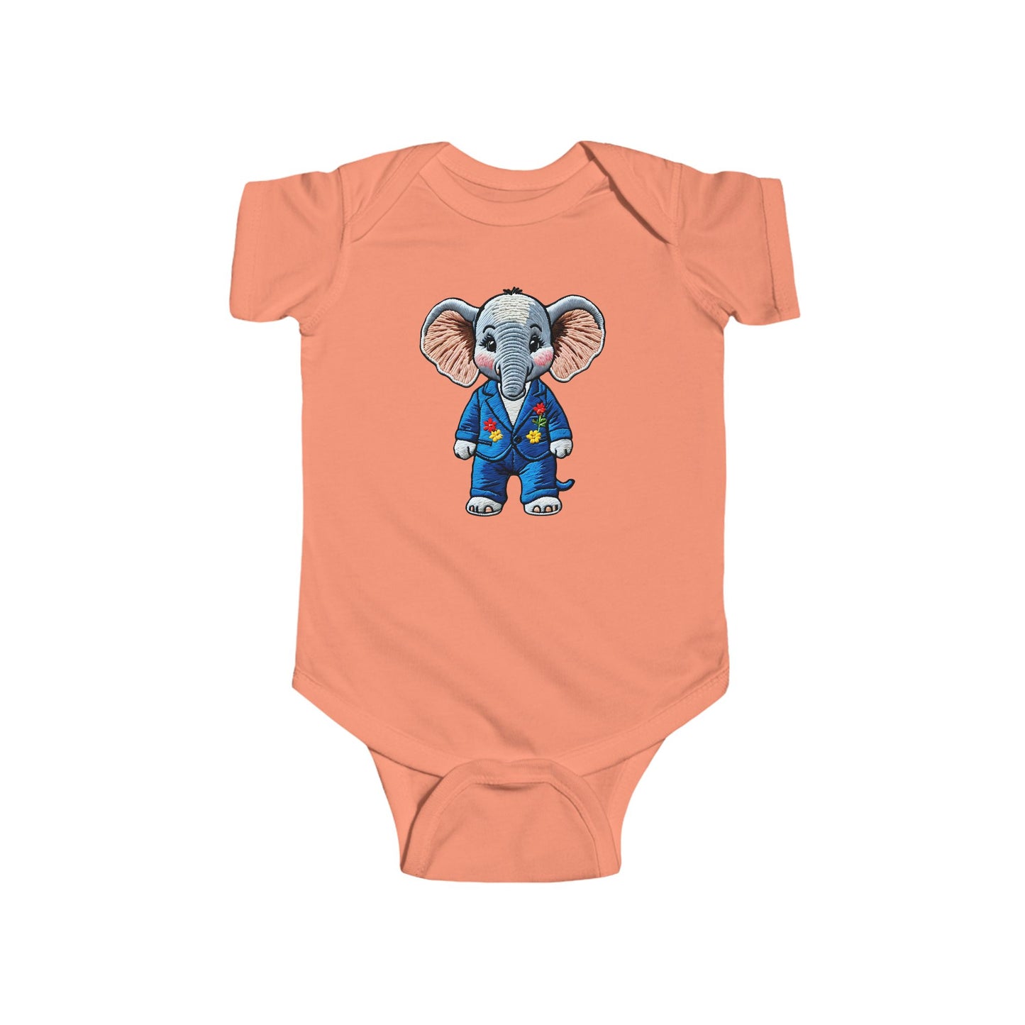 TUSKER Infant Fine Jersey Bodysuit NB: 0 - 24 mo