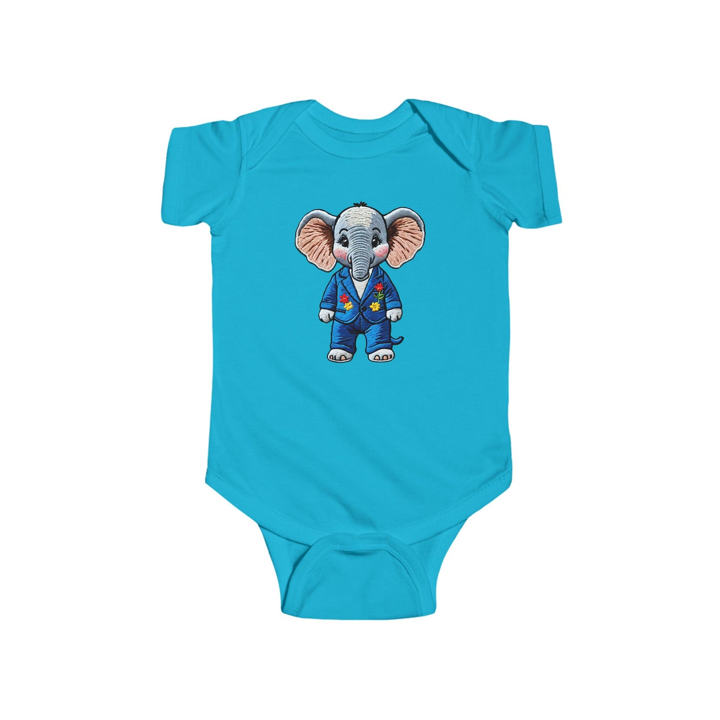 TUSKER Infant Fine Jersey Bodysuit NB: 0 - 24 mo