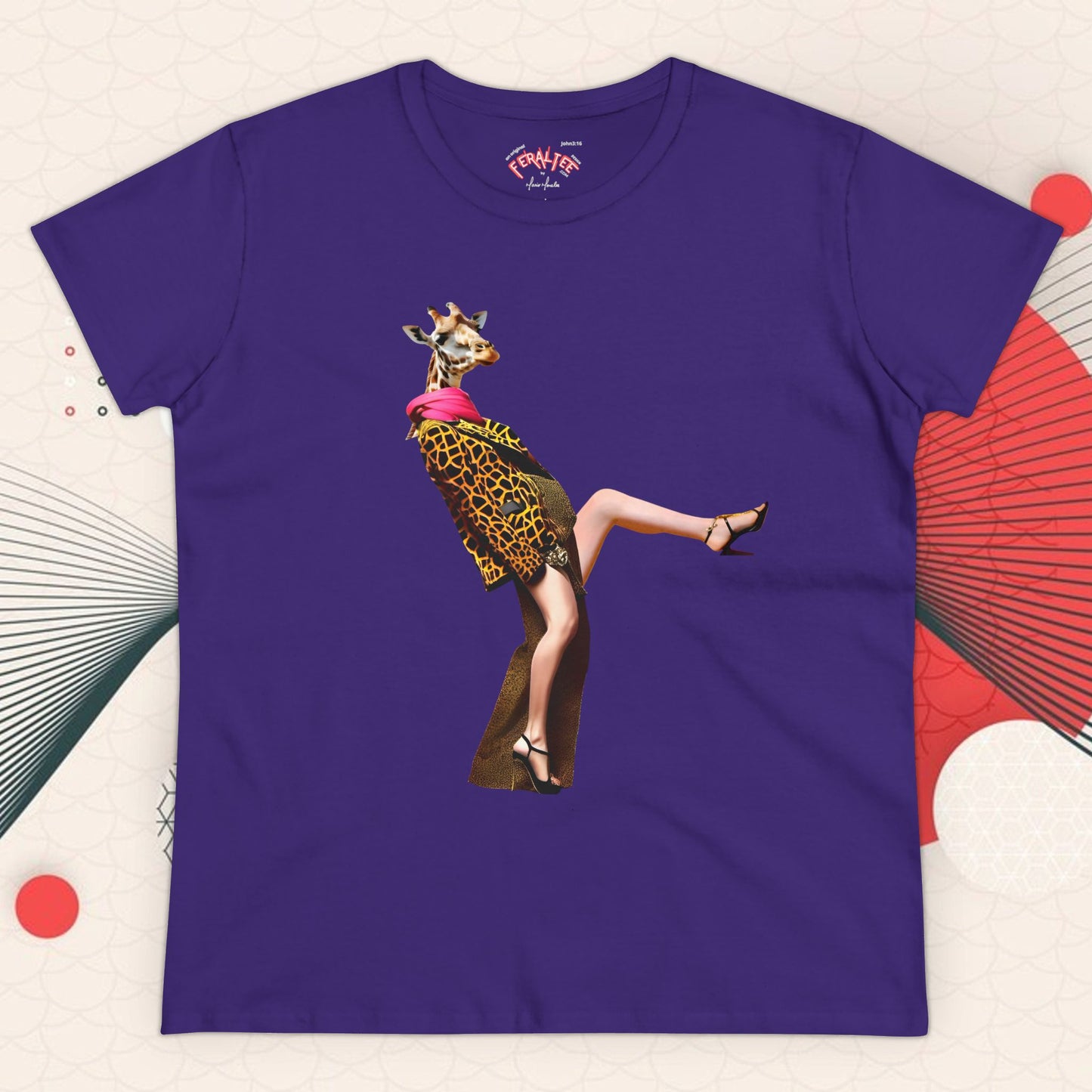 Camiseta de algodón de peso medio para mujer de ALTA MODA